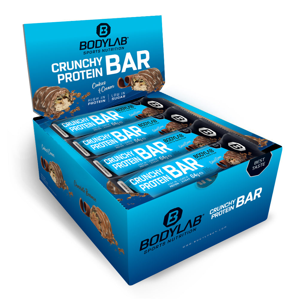 Crunchy Protein Bar (12x64g) Cookies & Cream