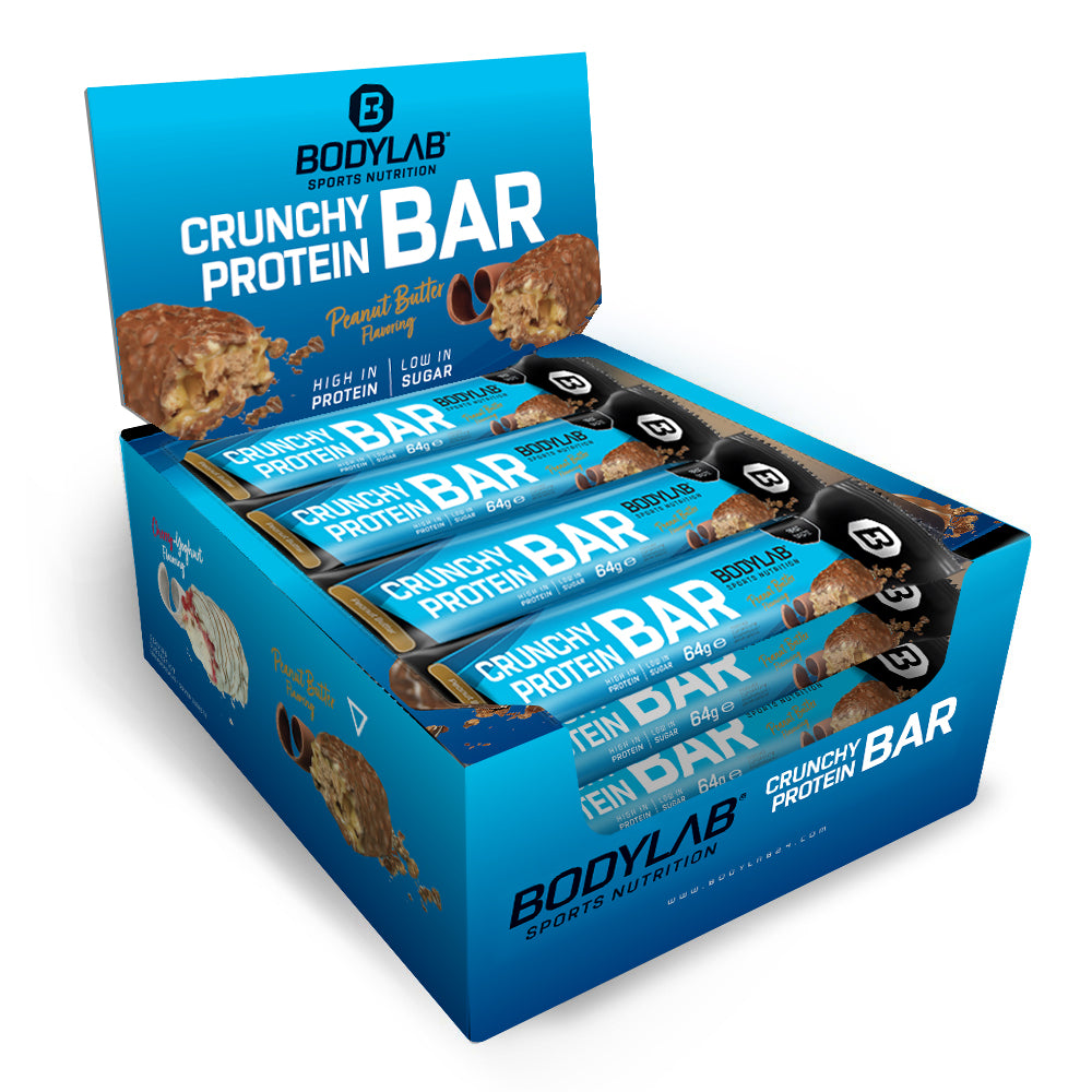Crunchy Protein Bar (12x64g) Peanut Butter