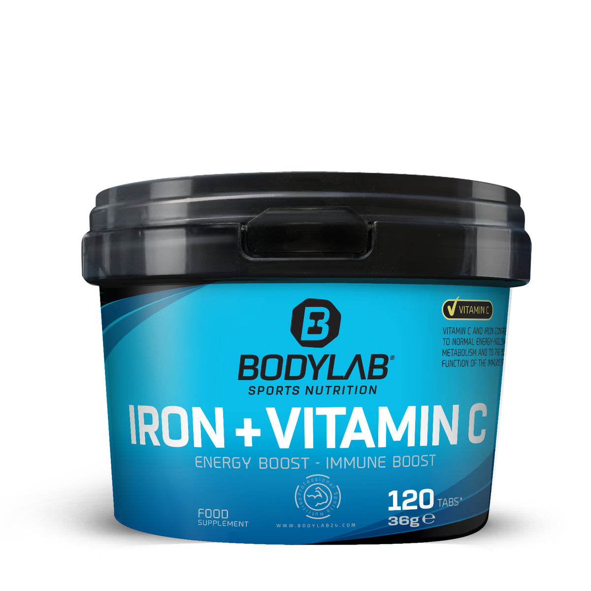 Iron + Vitamin C (Energy Boost - Immune Boost) (120 Tabletten)