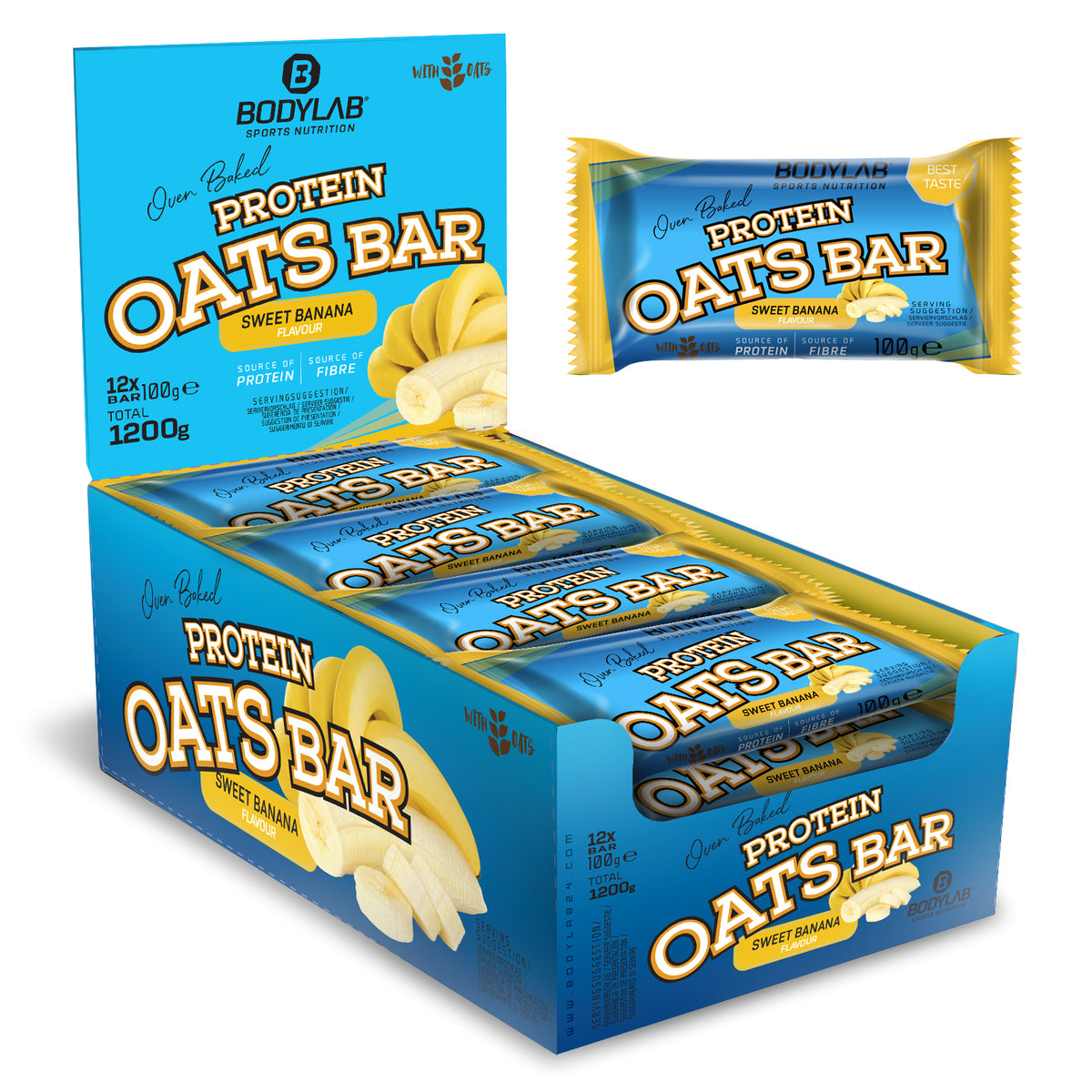 Protein Oats Bar (12x100g) Banane