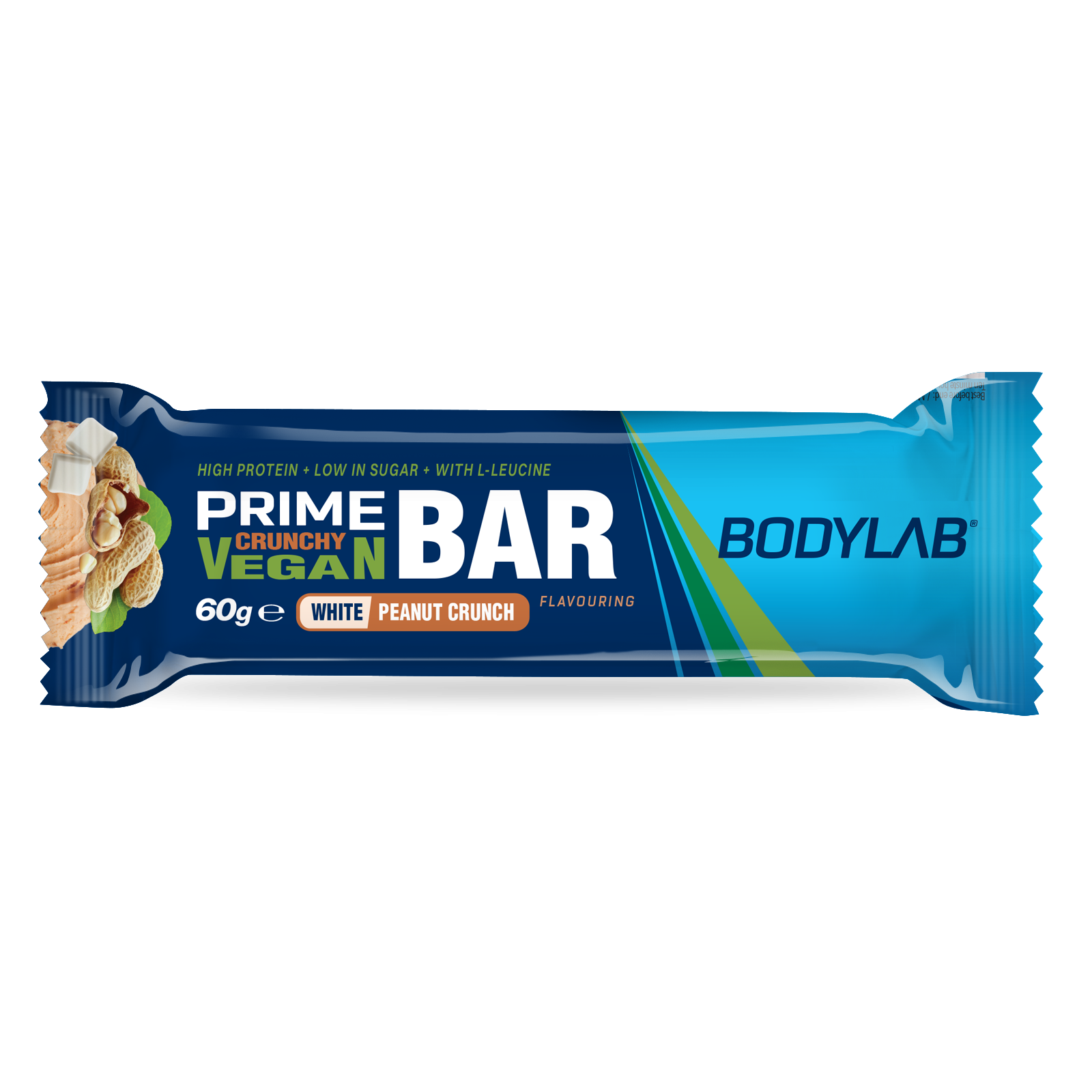 Prime Crunchy Vegan Bar (12x60g) White Peanut Crunch