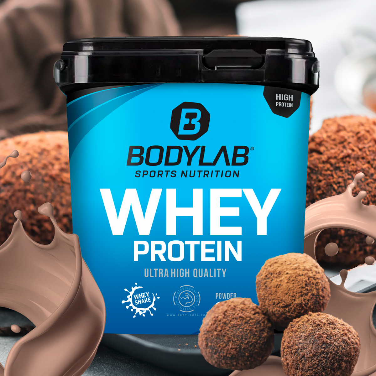 Whey Protein (2000g) Rum Ball