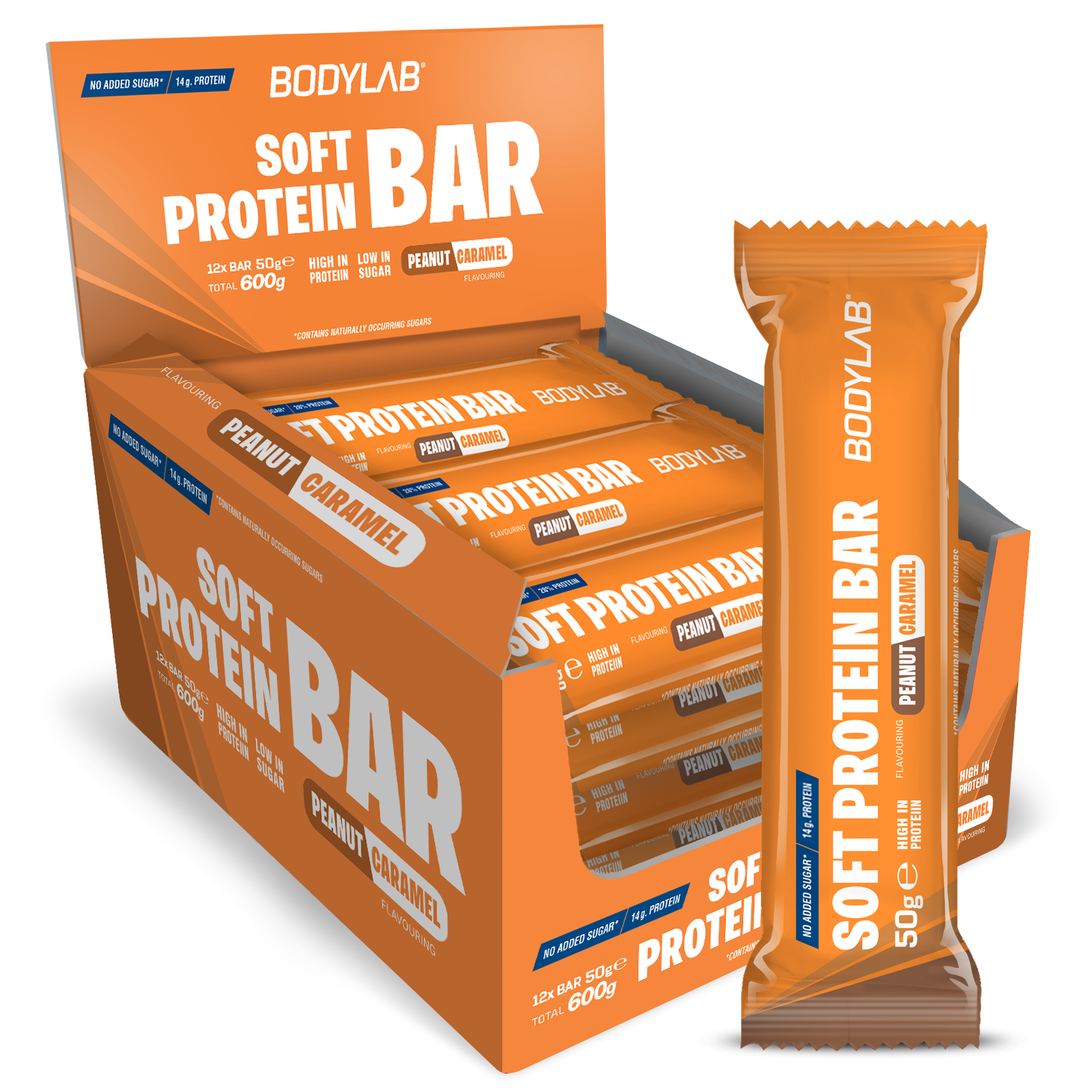 Soft Protein Bar (12x50g) Peanut Caramel