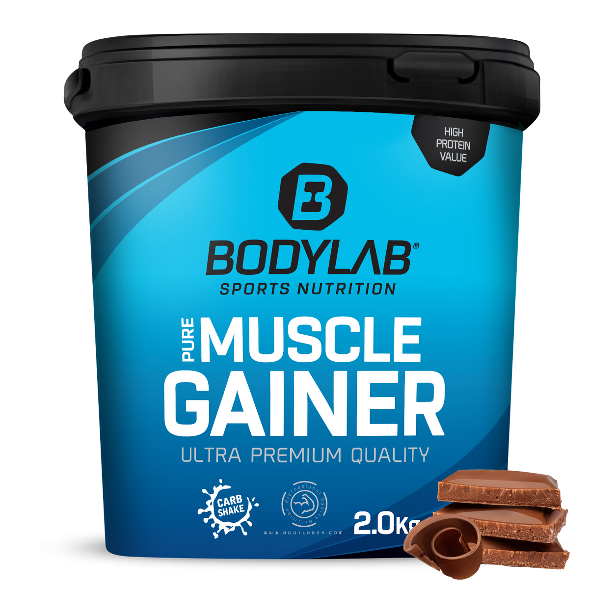 Pure Muscle Gainer (2000g) Schokolade