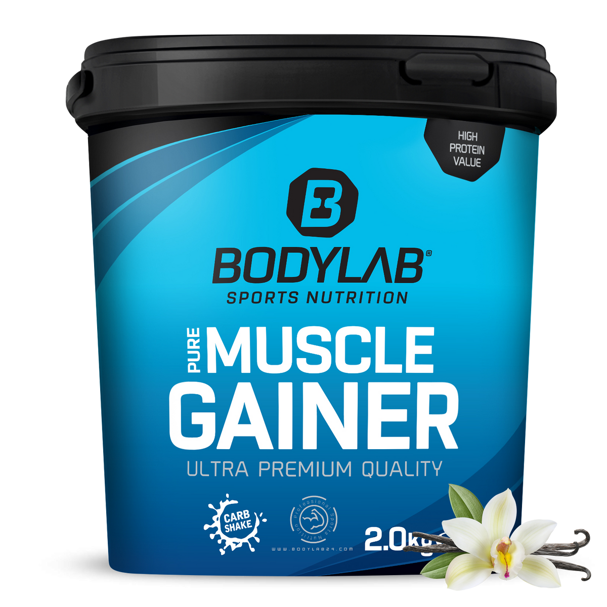 Pure Muscle Gainer (2000g) Vanille-Zimt