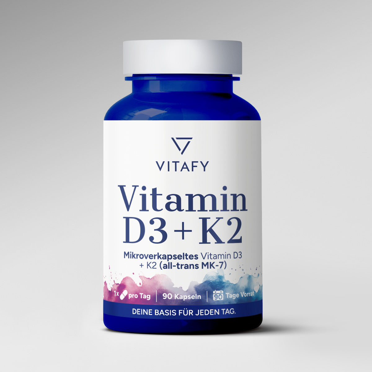 Vitamin D3 + K2 (90 Kapseln)