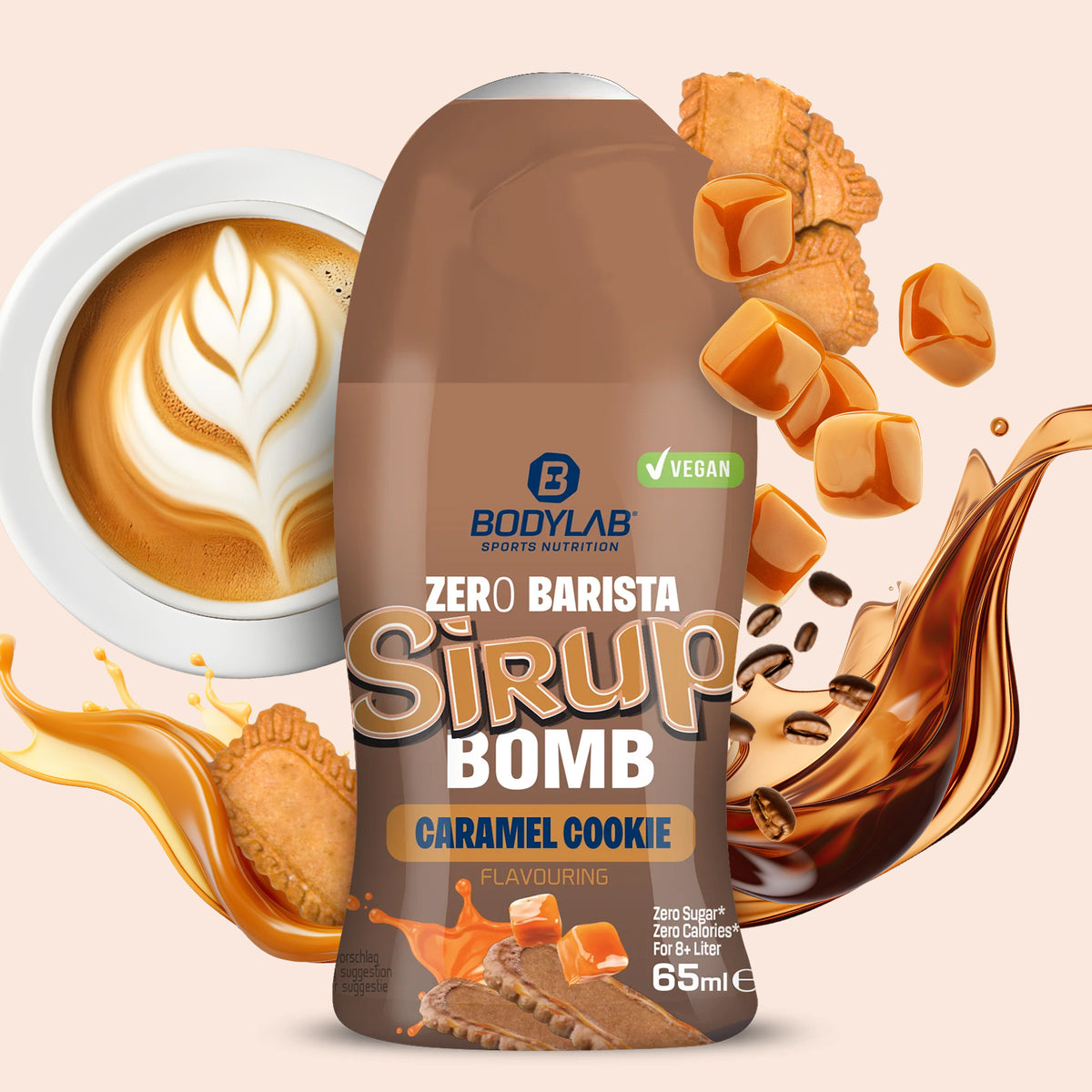 Zero Barista Sirup Bomb (65ml) Barista Caramel Cookie