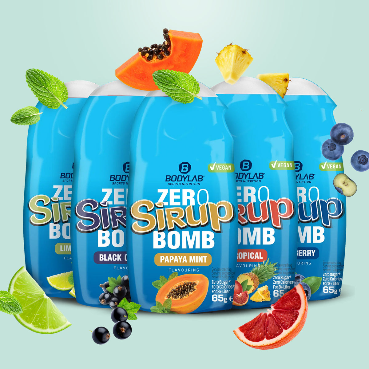 ZERO Sirup BOMB 1.0 - 4.0 Box (5x65ml) Mixed Box 4