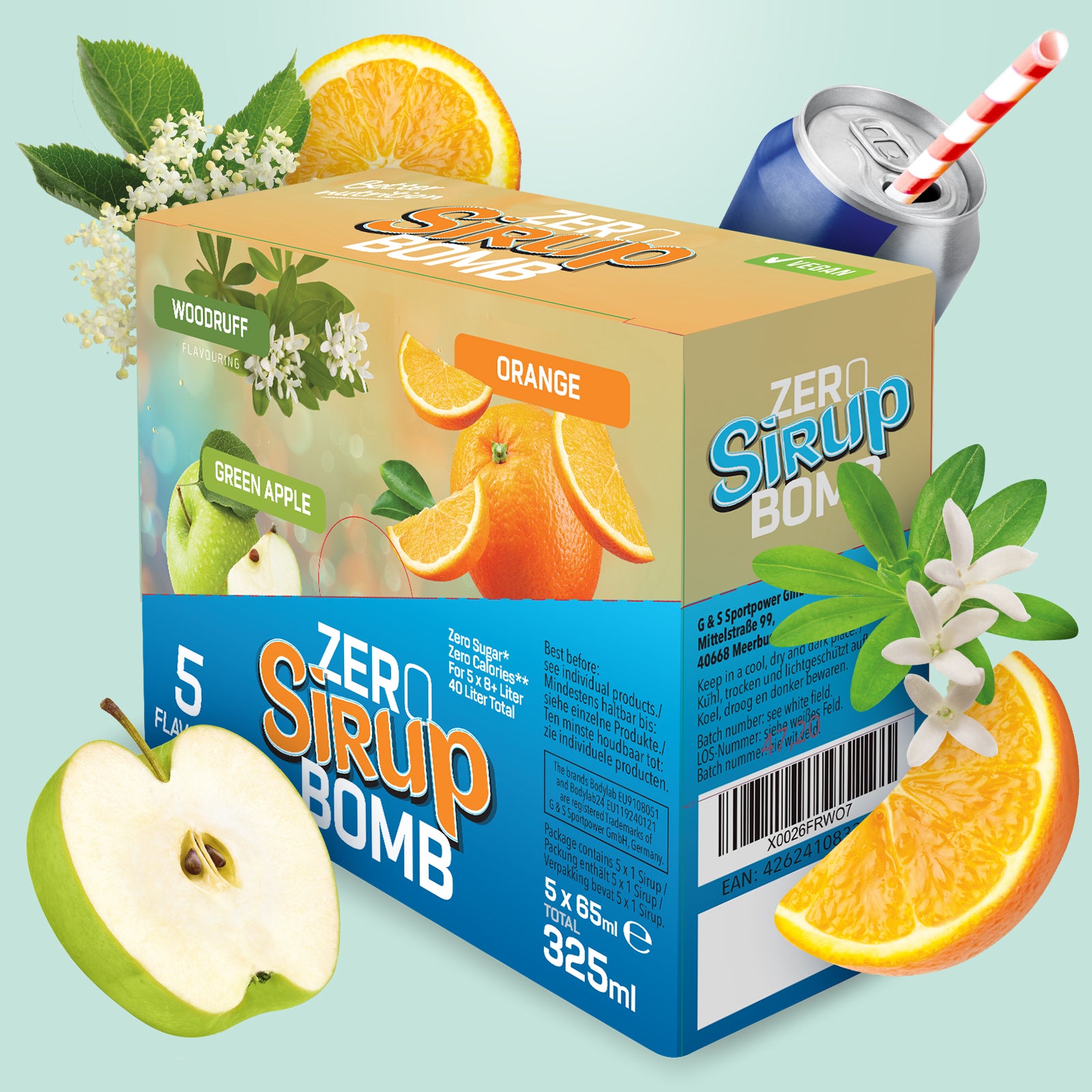 ZERO Sirup BOMB 1.0 - 4.0 Box (5x65ml) Mixed Box 2