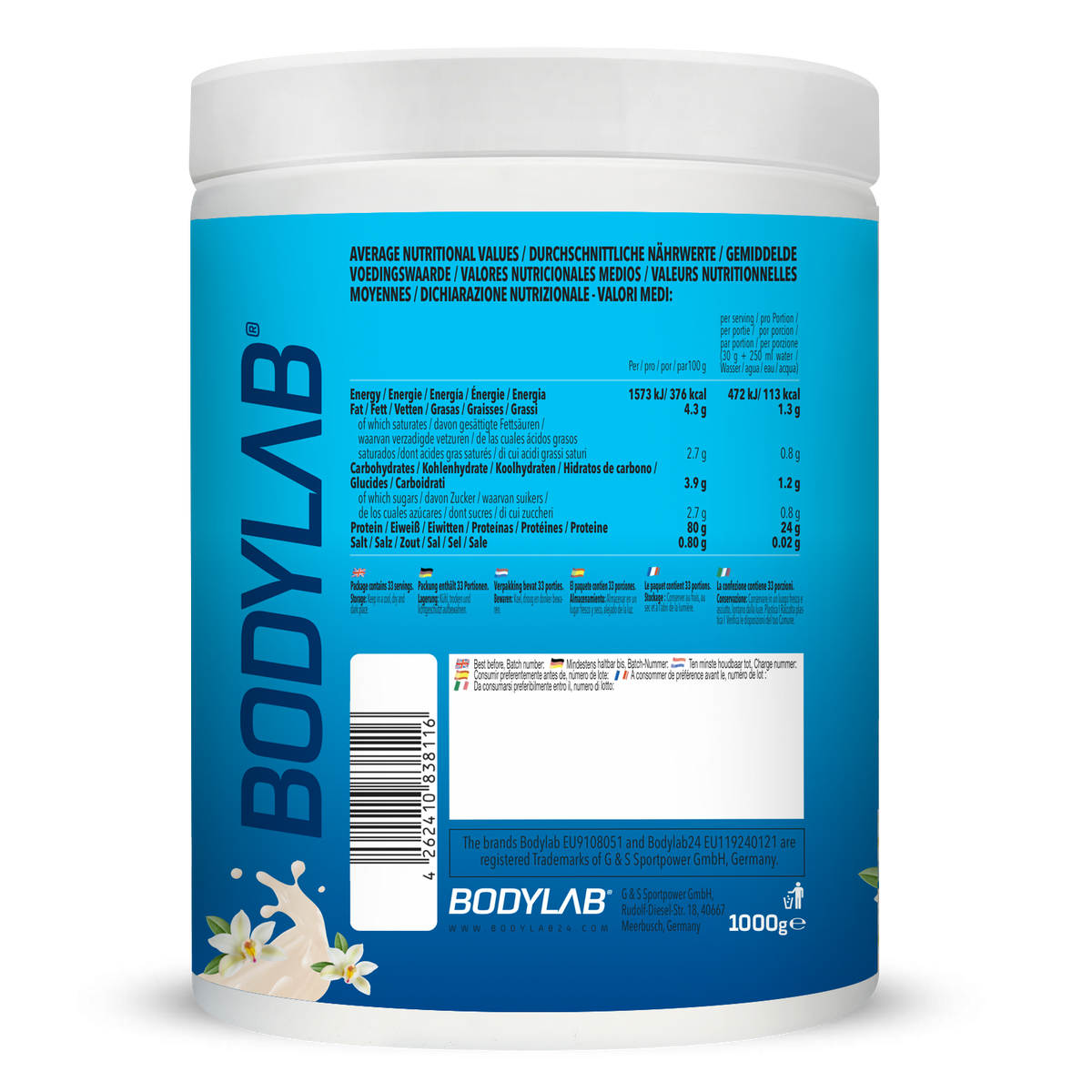 3K-Protein (1000g) Vanilla Sunshine