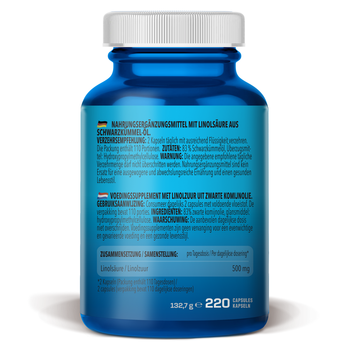 Schwarzkümmel Öl / Black Cumin Oil (220 Kapseln)