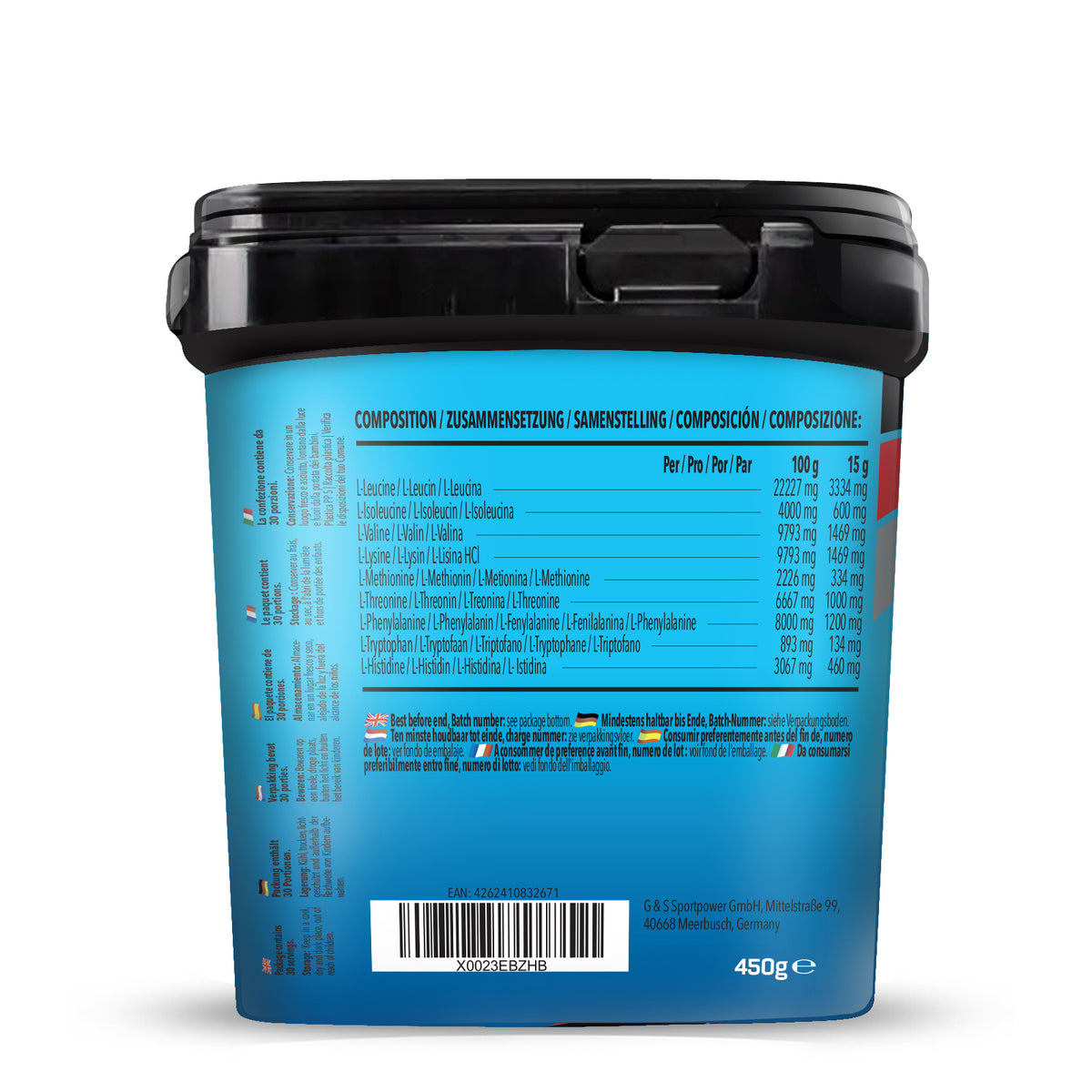 Prime EAA (Essential Amino Acids) (450g) Brombeere