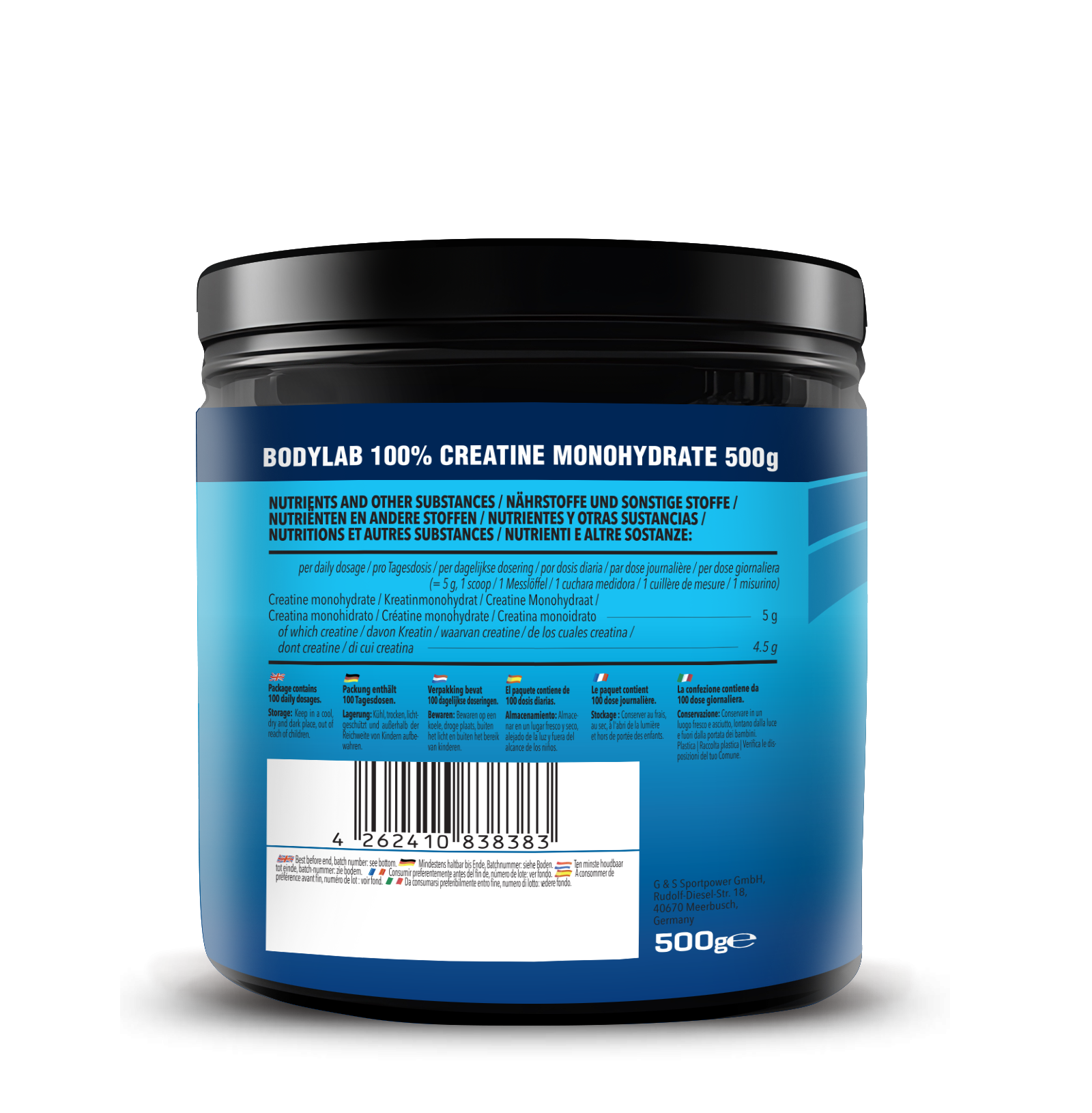 Creatine Monohydrate MESH 600 (500g)