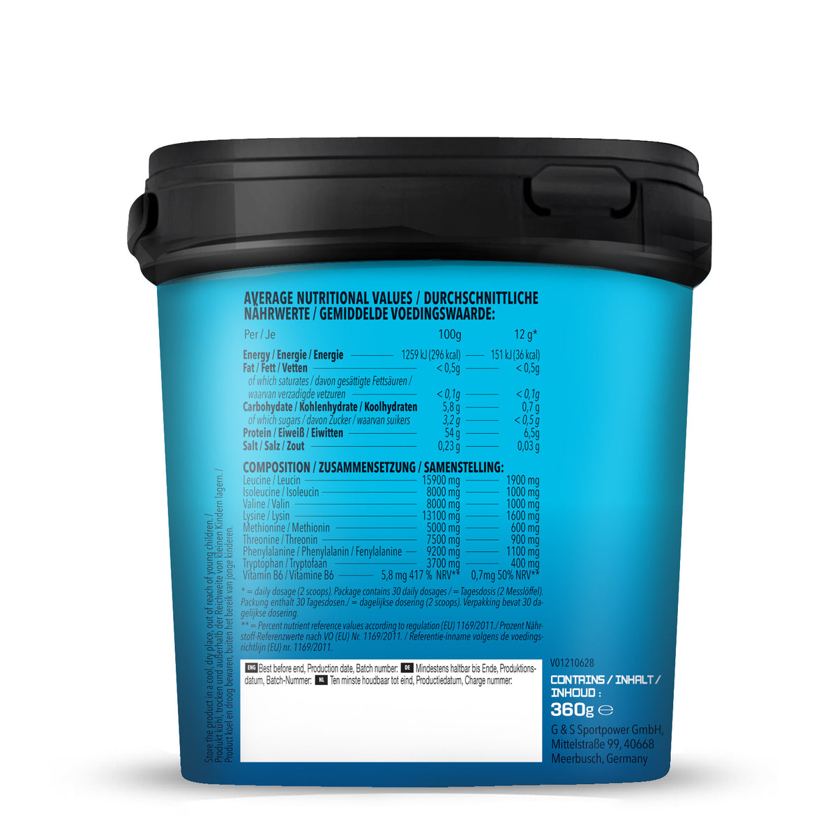 EAA Essential Amino Acids (360g) Kirsche