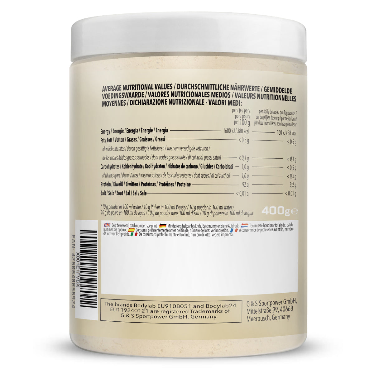 Hydrolised Collagen (400g) Creamy Vanilla