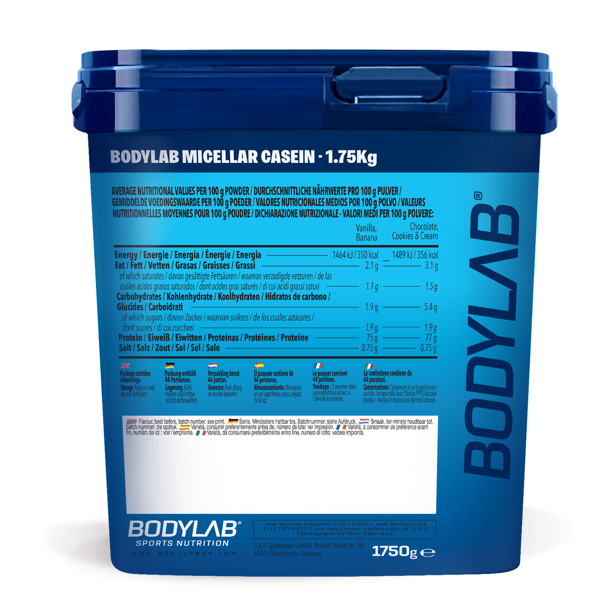 Casein Micellar (1750g) Vanille