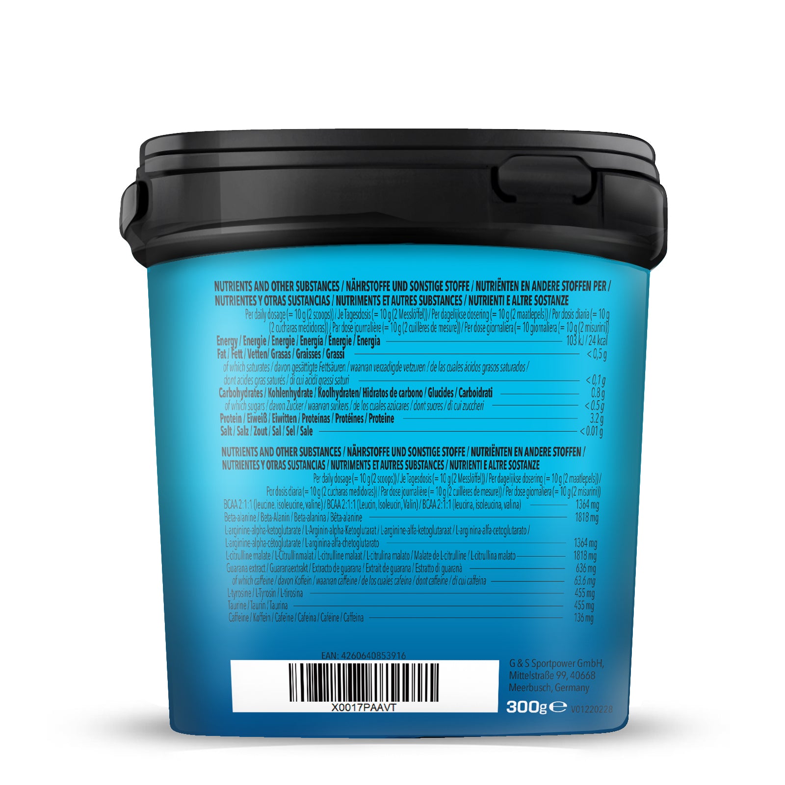 Pre Workout Booster (300g) Orange