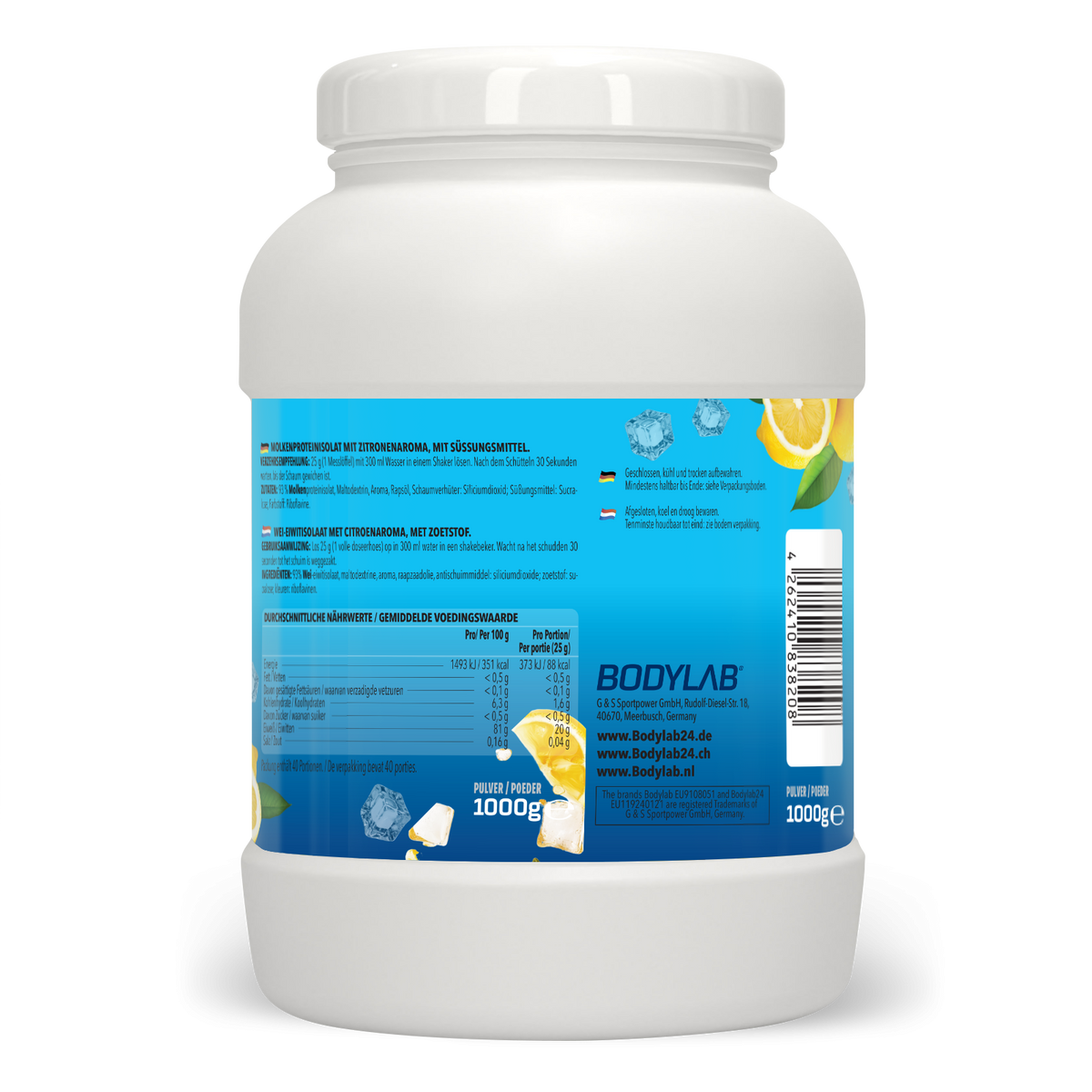 Clear Protein Isolate Lemon Flavouring (1000g)