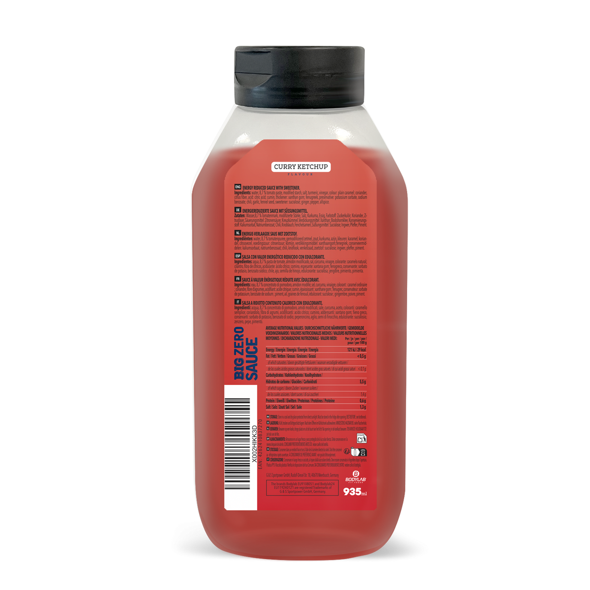 BIG ZERO Sauce (935ml) Curry Ketchup