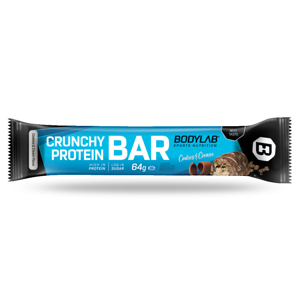 Crunchy Protein Bar (12x64g) Cookies & Cream