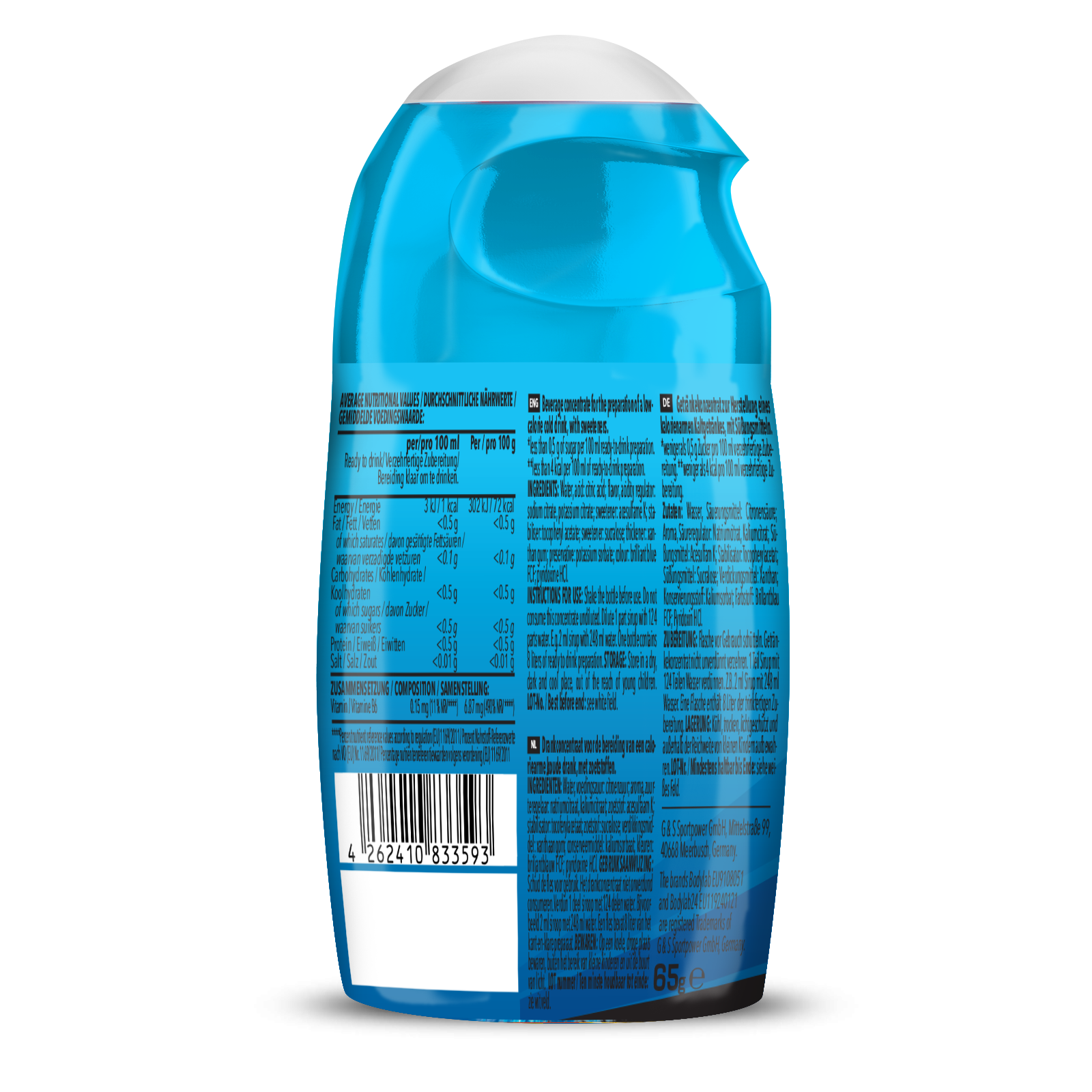 ZERO Sirup BOMB (65ml) Blue Energy