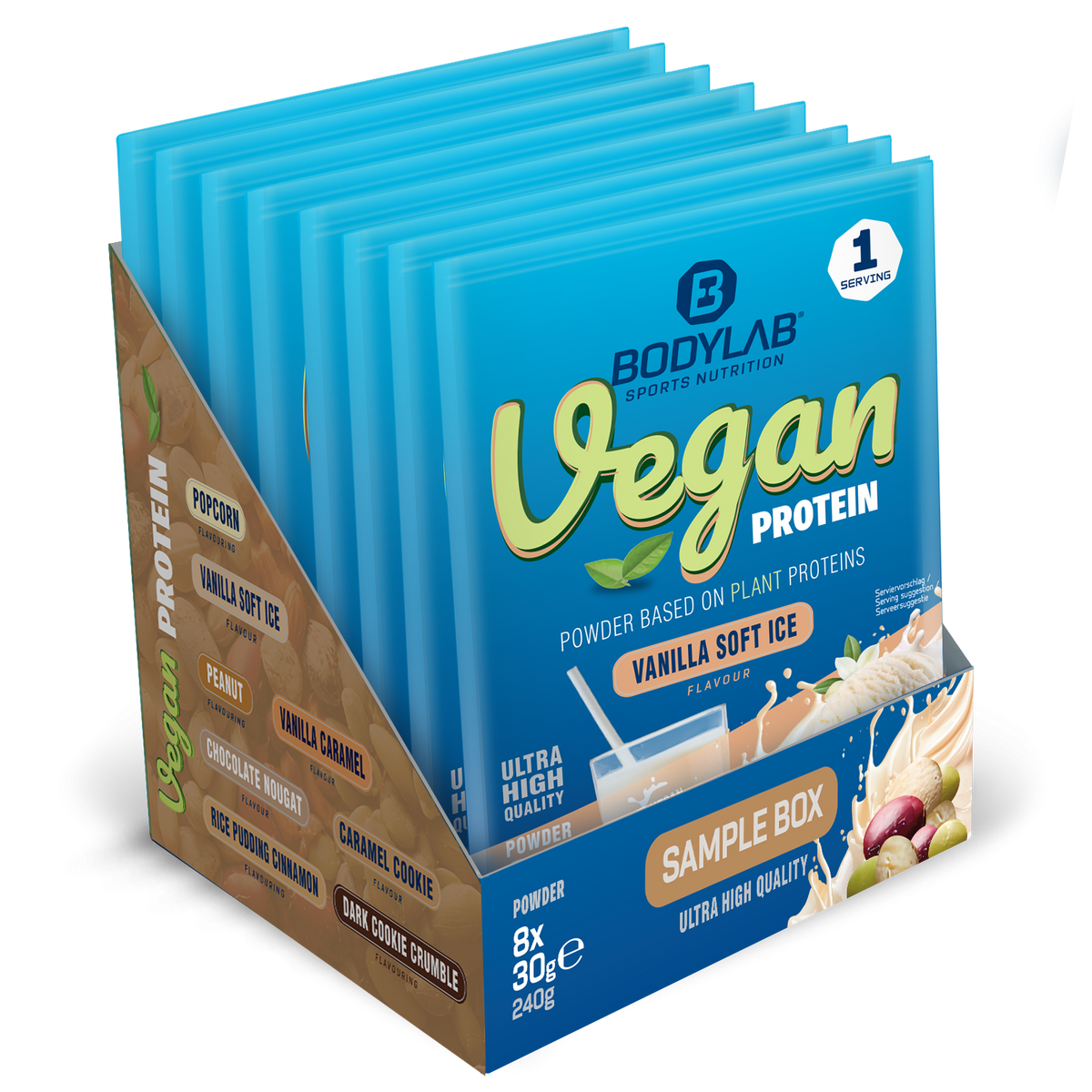 Vegan Protein Probierboxen (8 Proben je 30g) Mixed Box 2