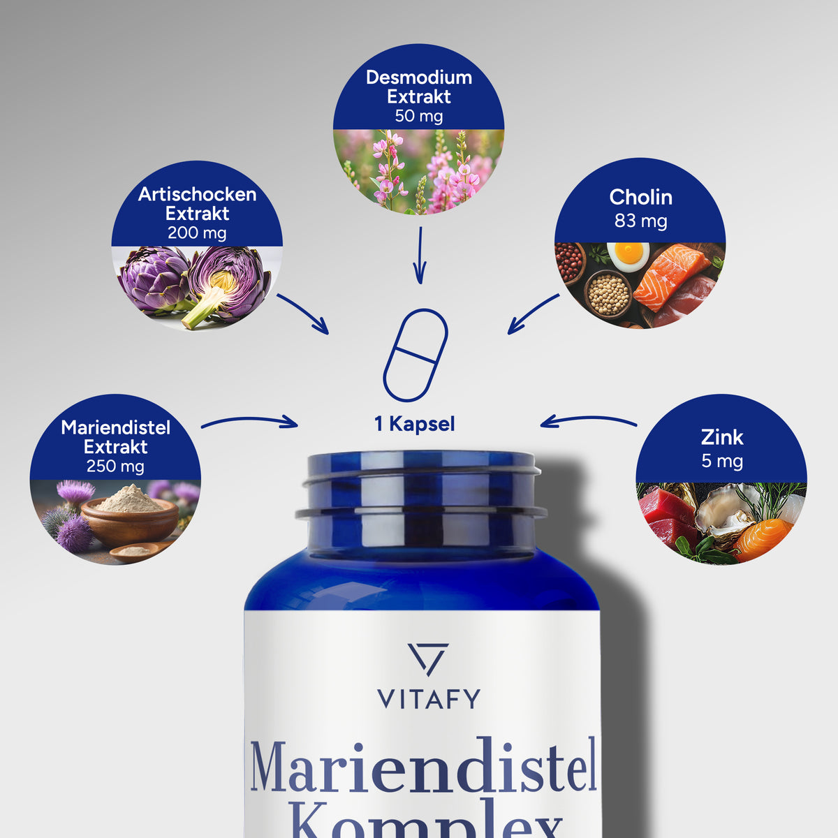 Mariendistel Komplex (60 Kapseln)