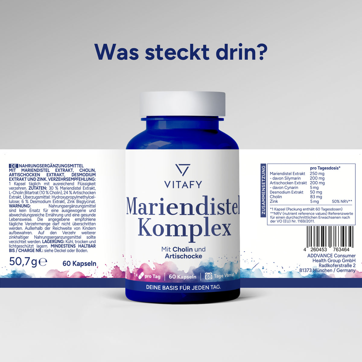 Mariendistel Komplex Kapseln (60 Kapseln)
