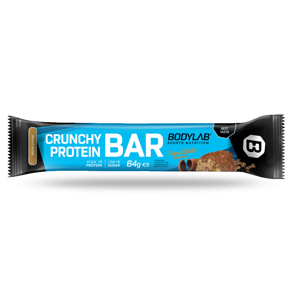 Crunchy Protein Bar (12x64g) Peanut Butter