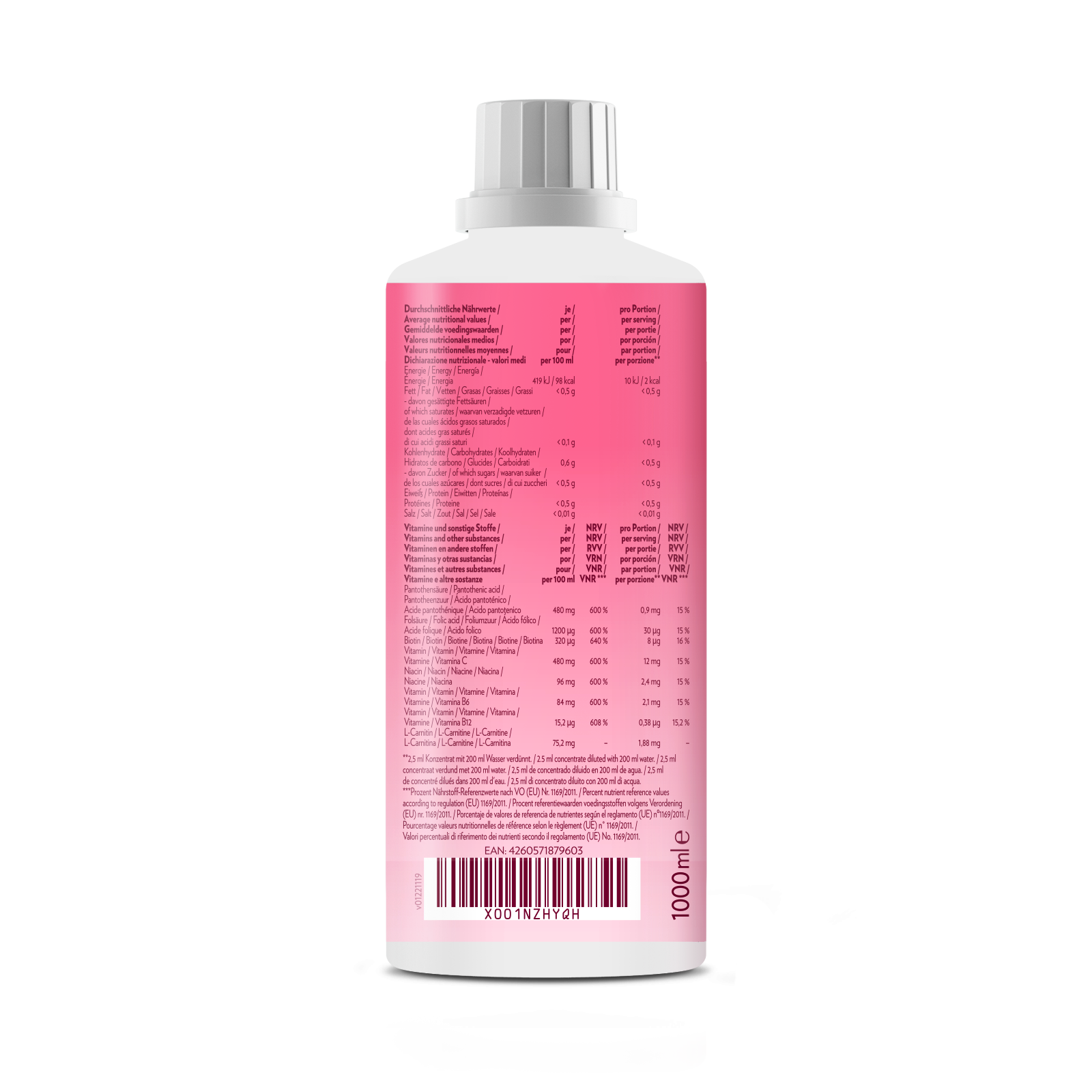 Zero Drink (1000ml) Zitronen-Eistee
