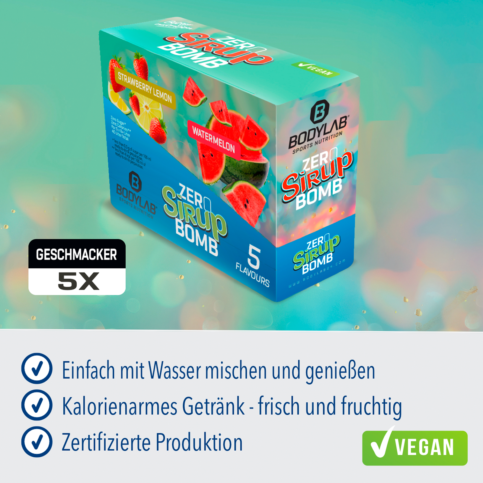 ZERO Sirup BOMB 1.0 - 4.0 Box (5x65ml) Mixed Box 1