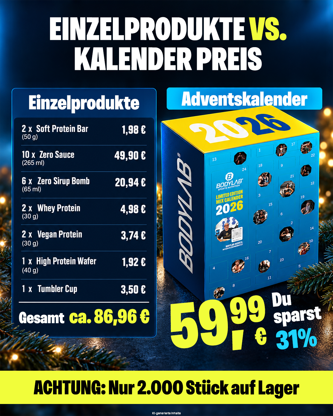 MIX CALENDER 2026 - limited edition (Adventskalender)
