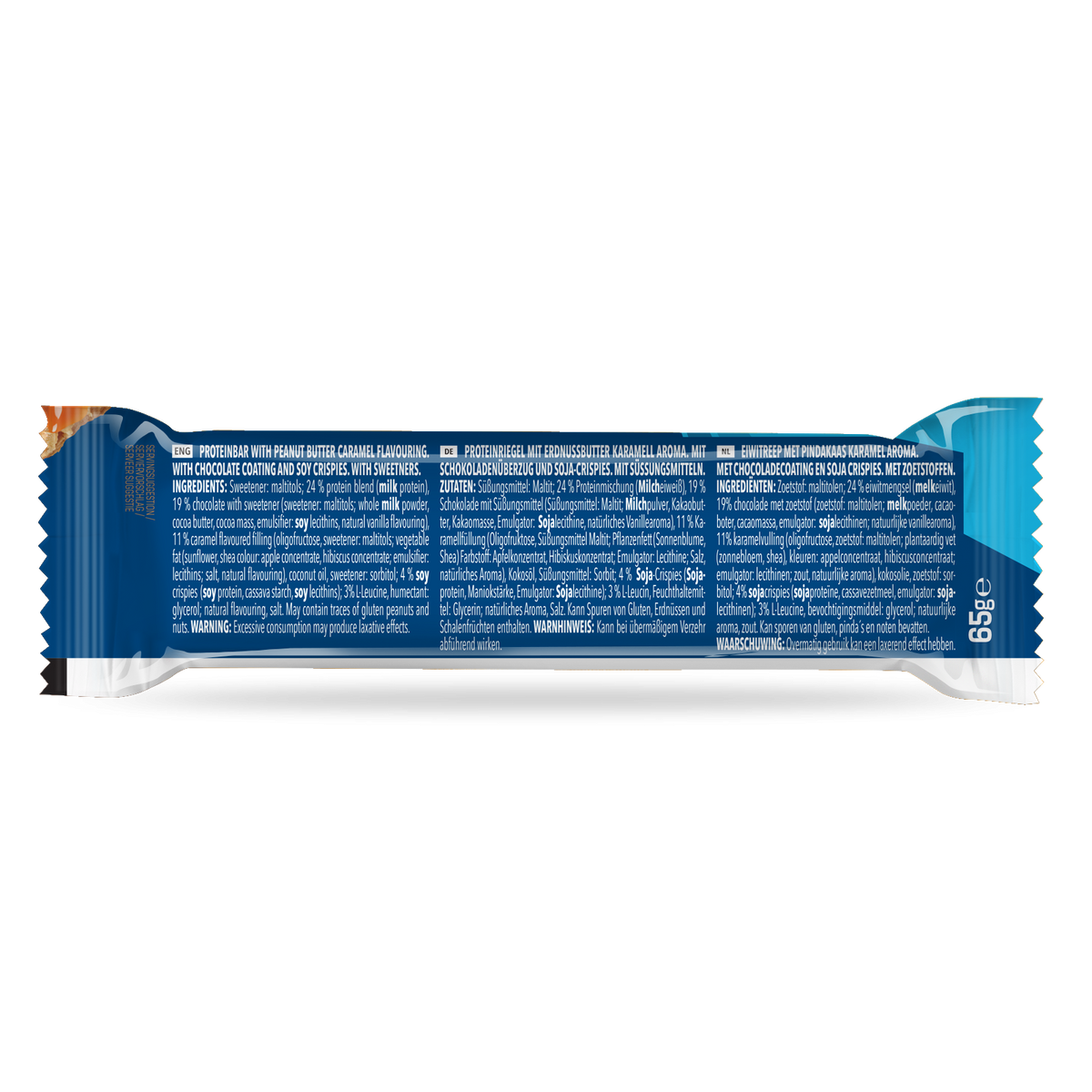 Prime Crunchy Protein Bar - 2 g Leucin (12x65g) Peanut Butter Caramel