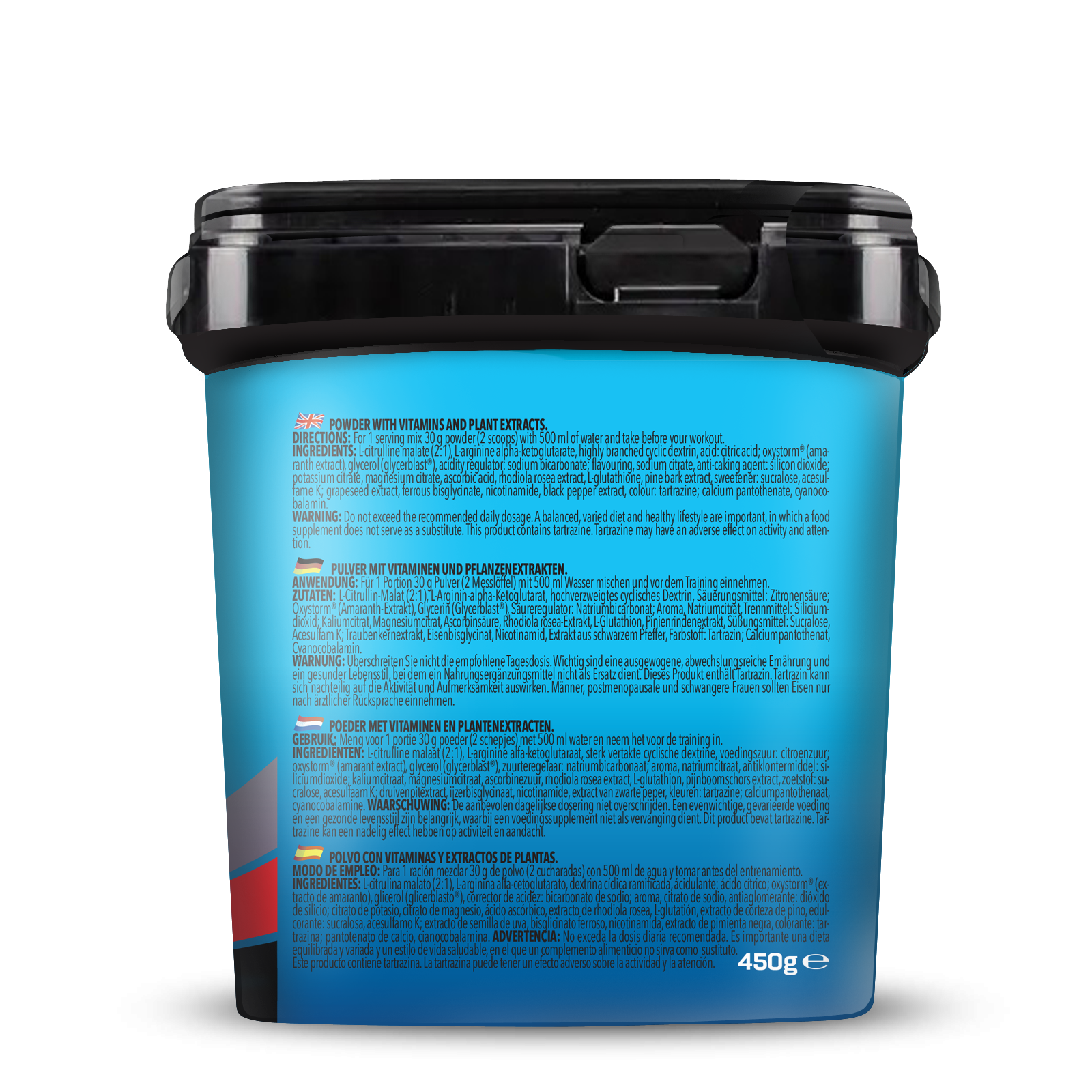 Bodybuilder Pump Pre Workout (450g) Ananas