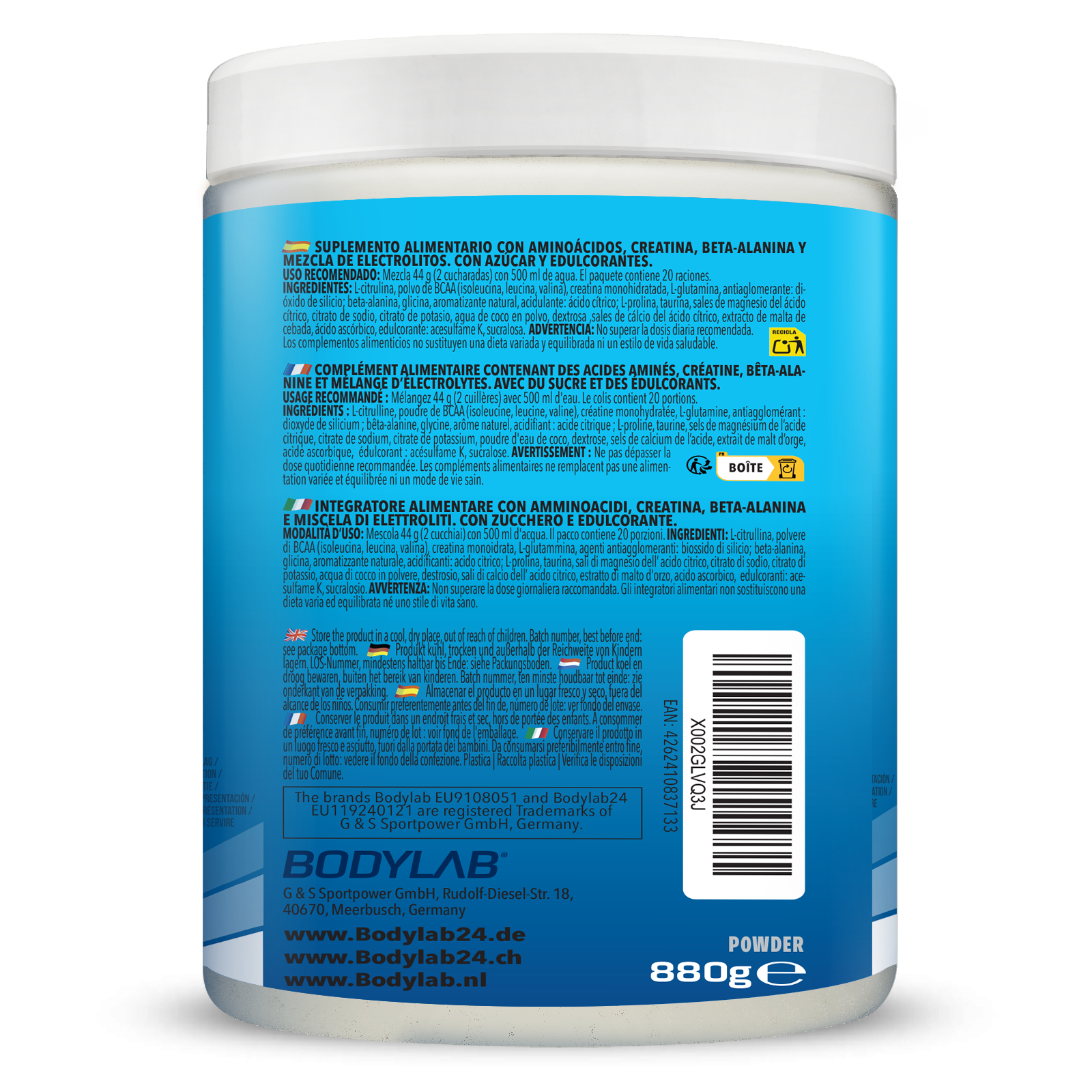 Daily Basic Powder Ice Tea Peach (880g)