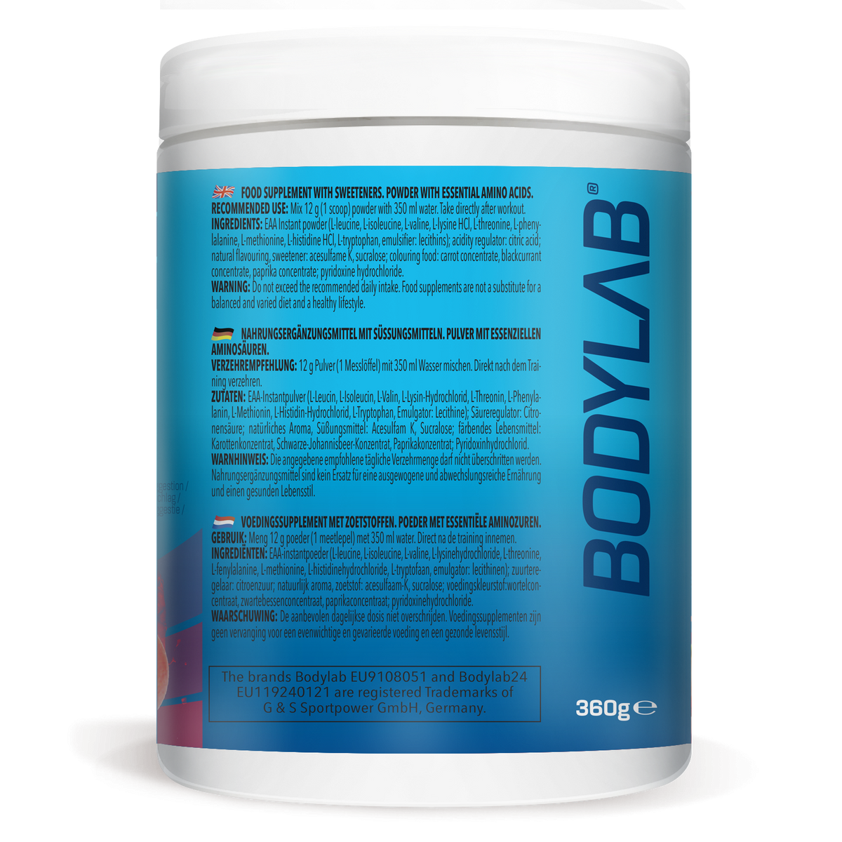 EAA Essential Amino Acids (360g) Blood Orange