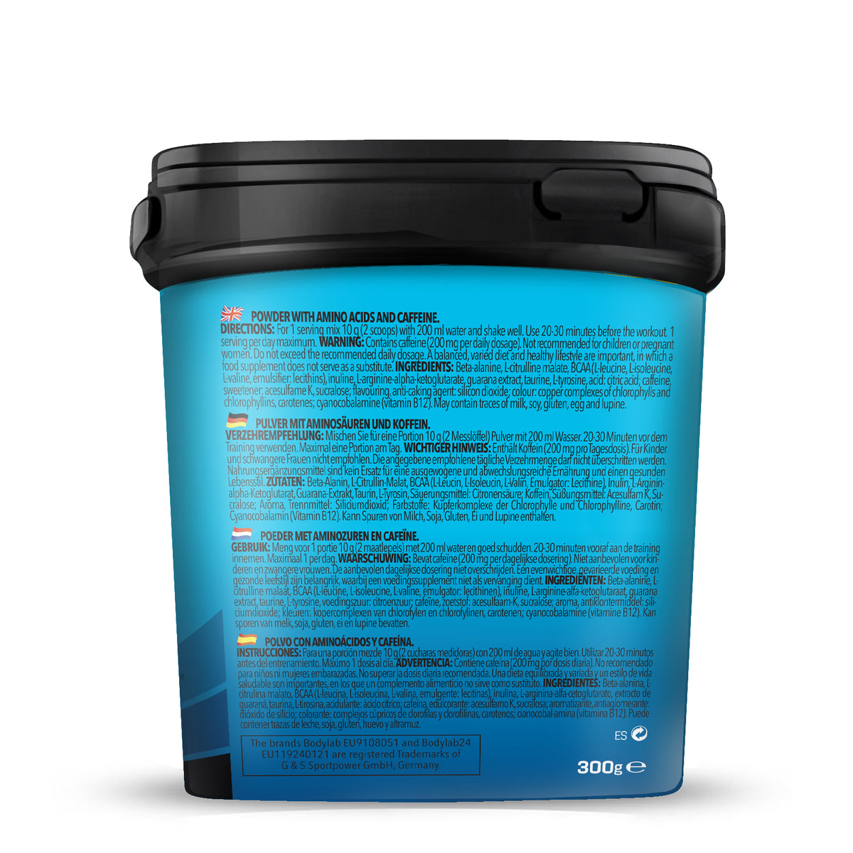 Pre Workout Booster (300g) Zitrone