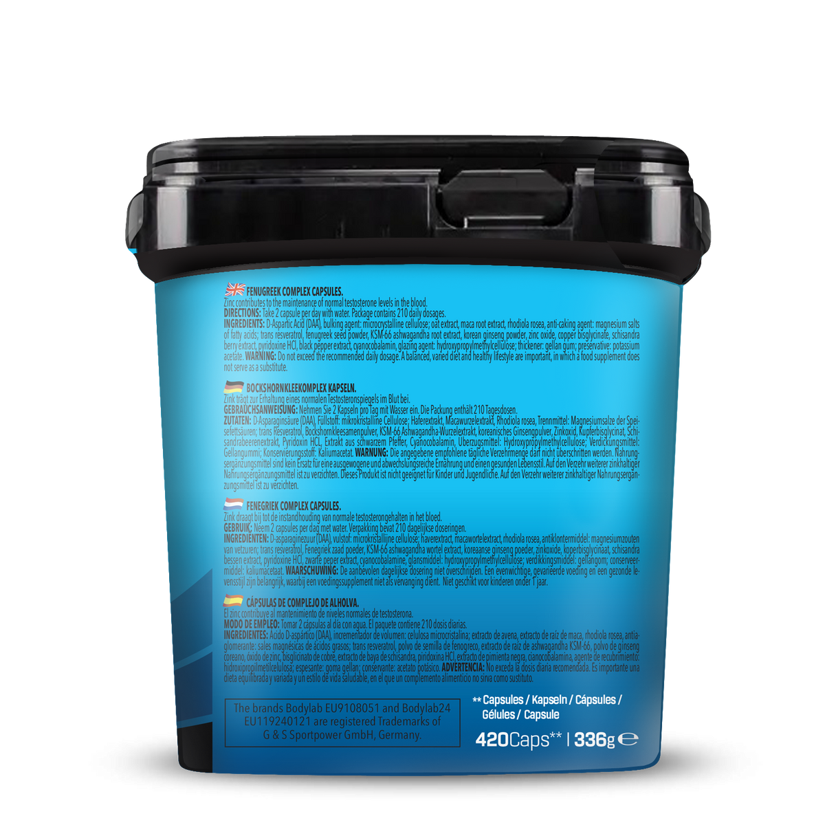 BIG PACK Testo Extreme 2.0 - neue Formel (420 Kapseln)