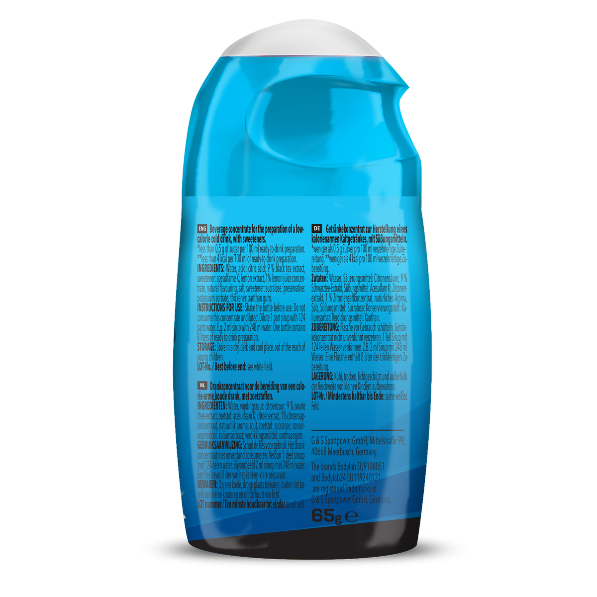 ZERO Sirup BOMB (65ml) Eistee Zitrone