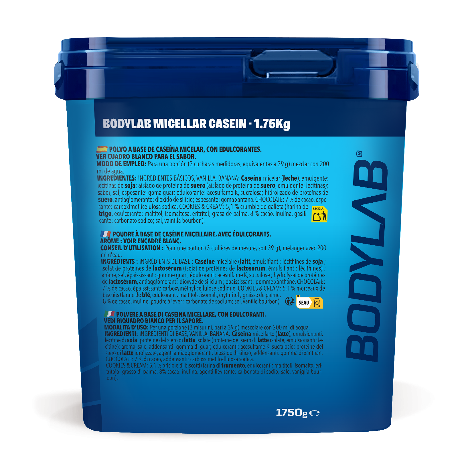 Casein Micellar (1750g) Vanille