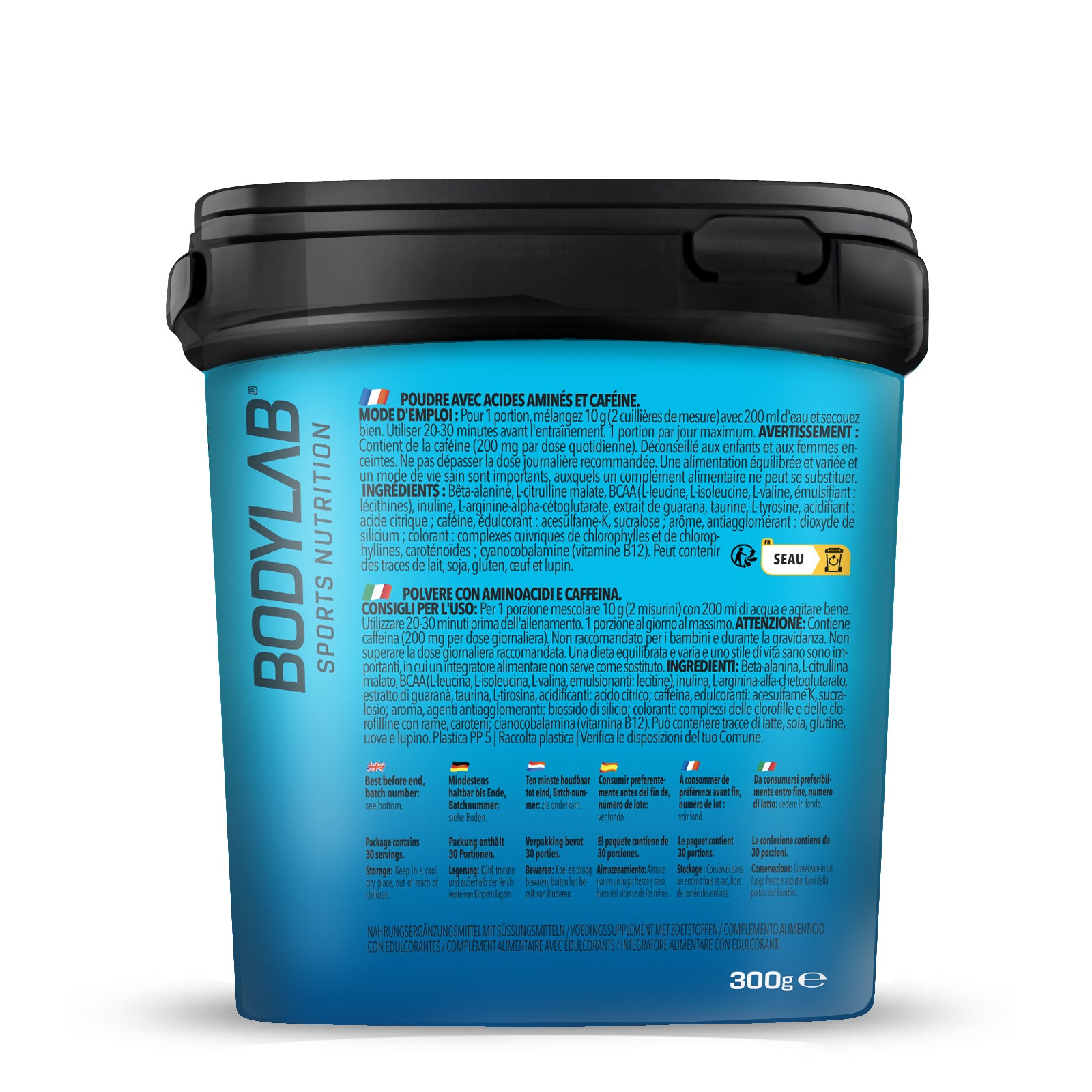 Pre Workout Booster (300g) Zitrone