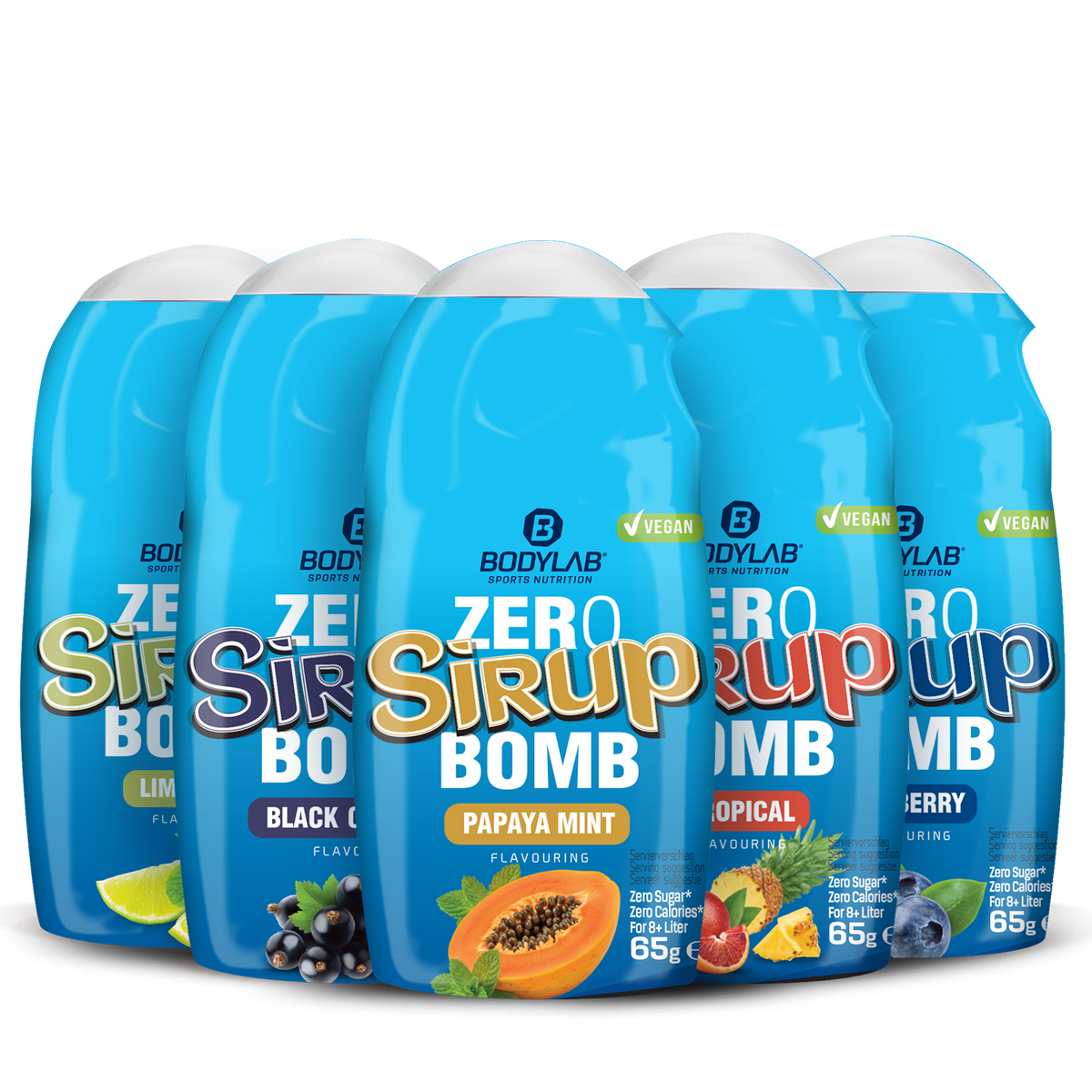 ZERO Sirup BOMB 1.0 - 4.0 Box (5x65ml) Mixed Box 4