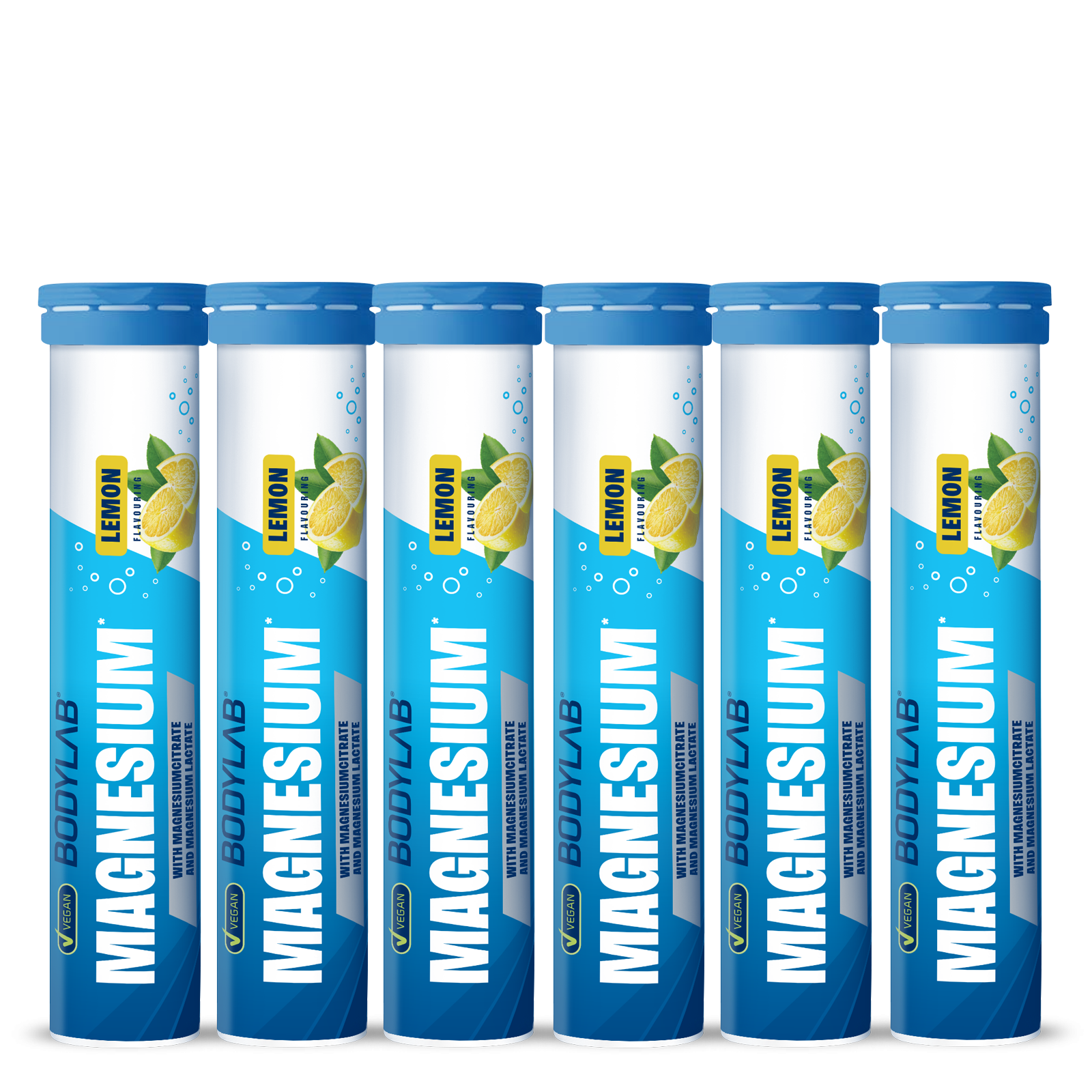 Magnesium (6x 20 Brausetabletten) Lemon
