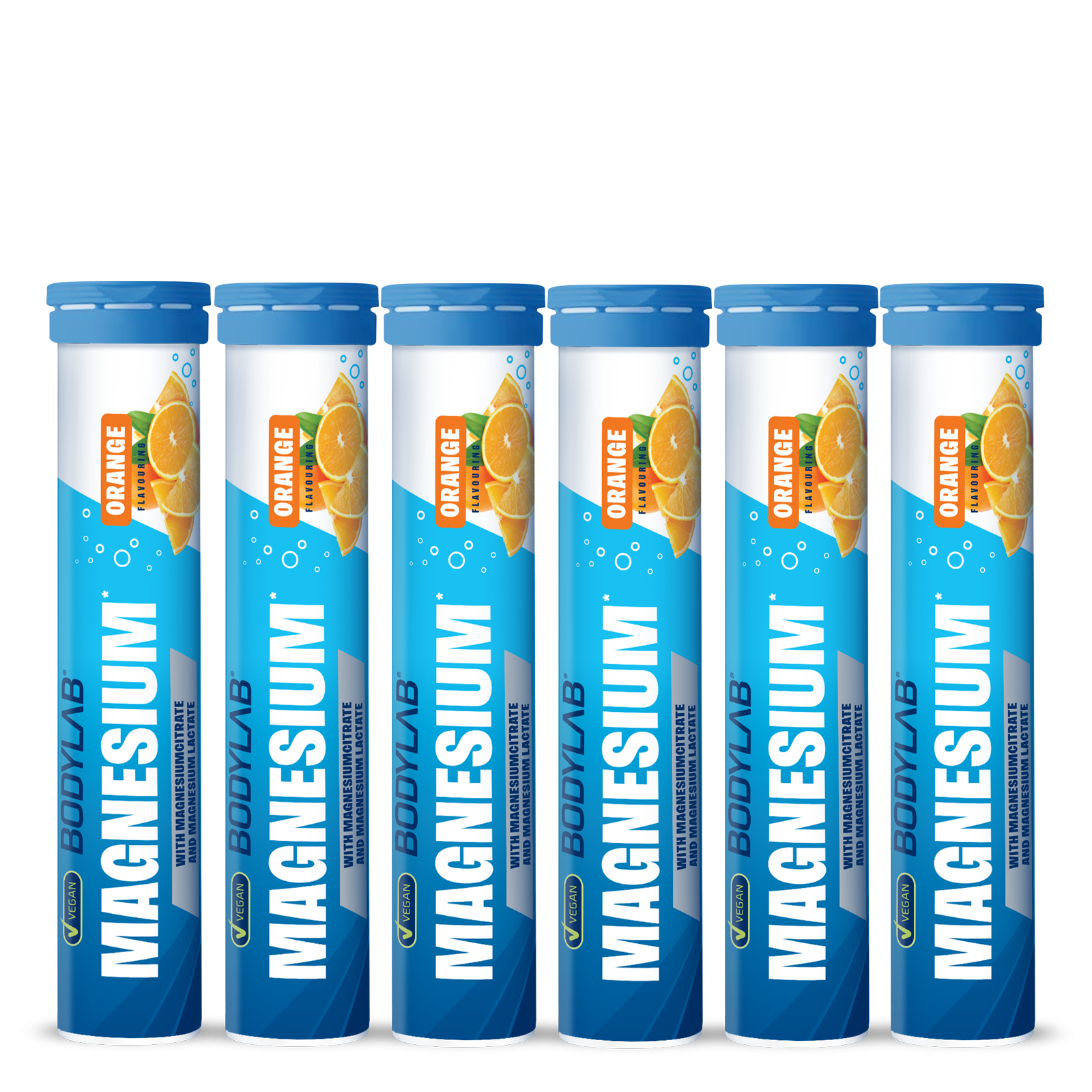 Magnesium (6x 20 Brausetabletten) Orange