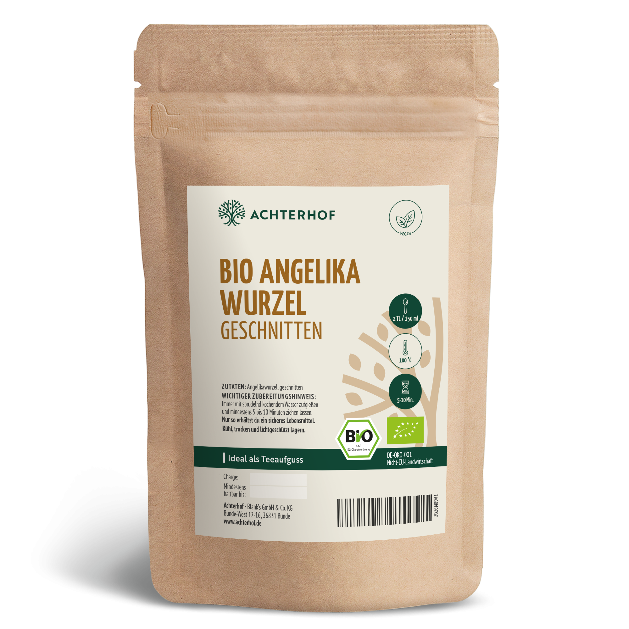 Angelikawurzel geschnitten Bio (250g)