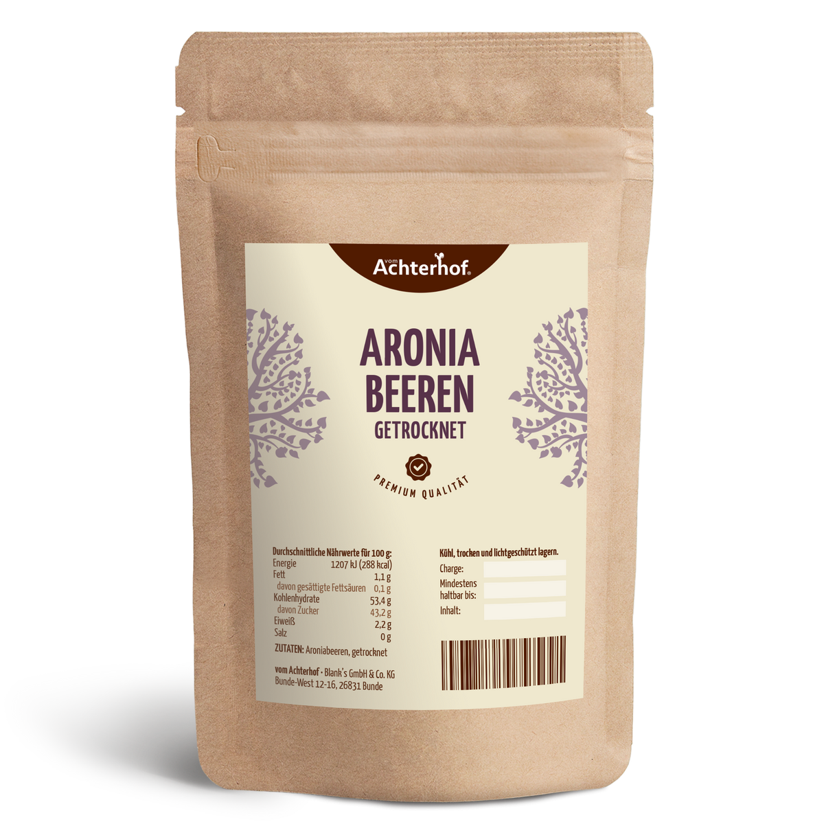 Aroniabeeren getrocknet (500g)