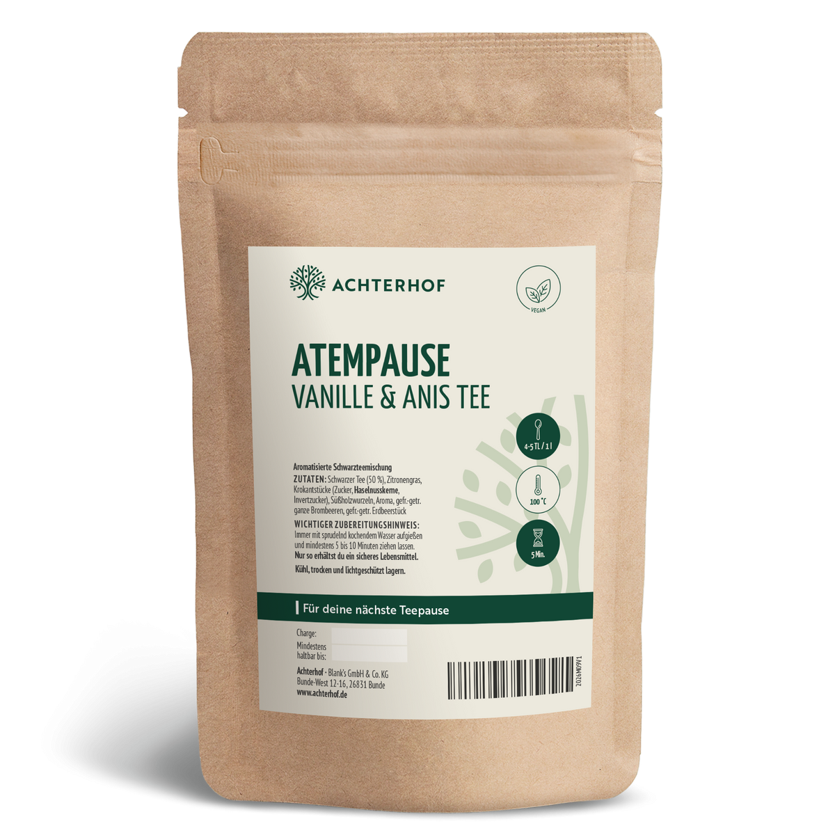 Atempause Vanille & Anis Tee (100g)