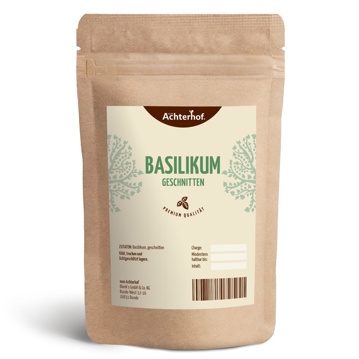 Basilikum geschnitten (500g)