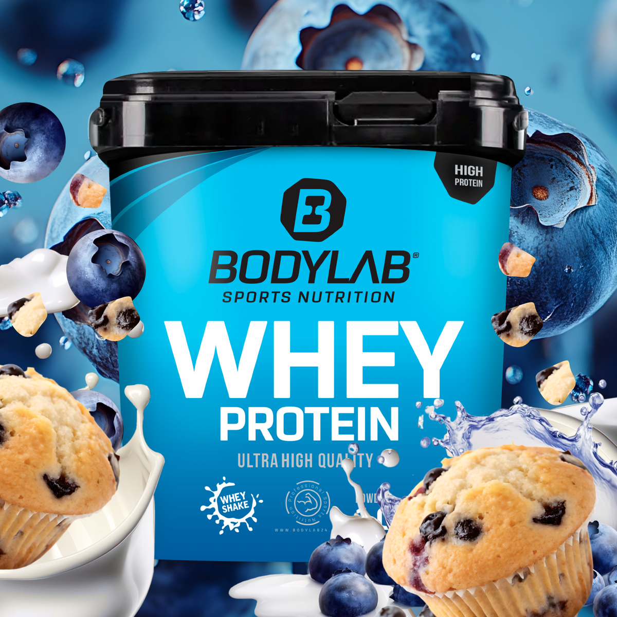 Whey Protein (2000g) Blueberry Muffin