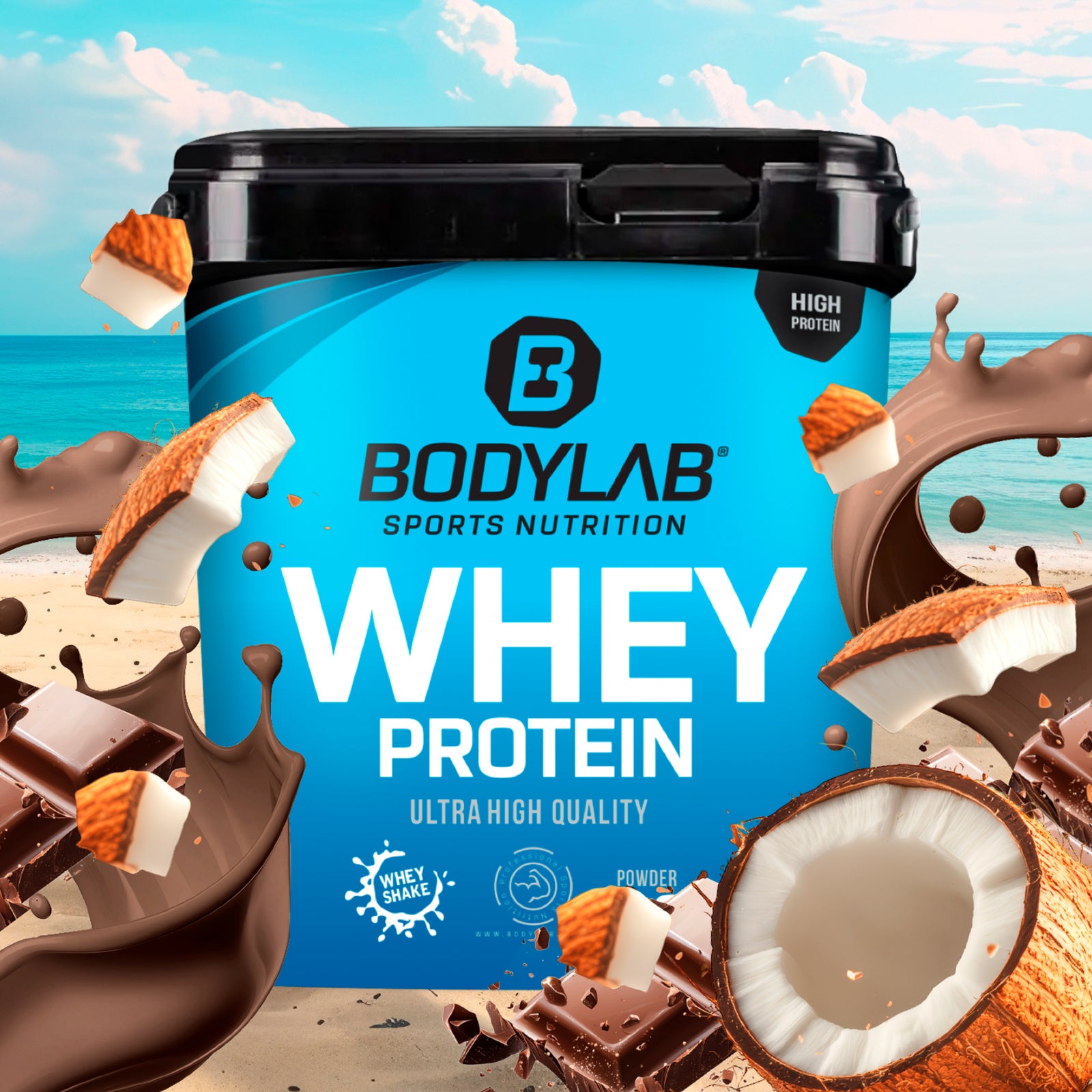 Whey Protein (1000g) Chocolate Coconut